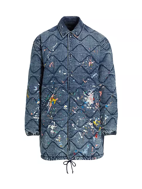 Louis Vuitton Monogram Accent Pillow Puffer Jacket String. Size 34