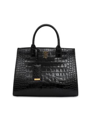 Burberry Black Mini Leather Tote