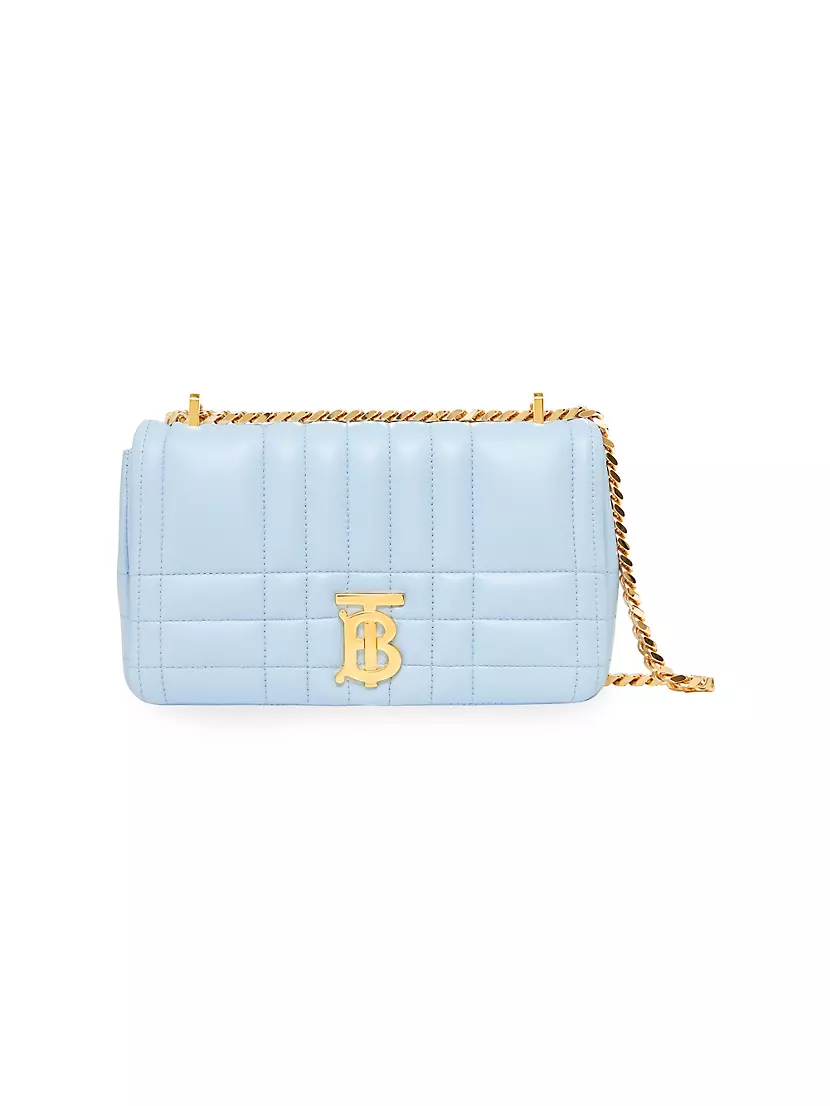 Shop Burberry Small Lola Quilted Leather Crossbody Bag
