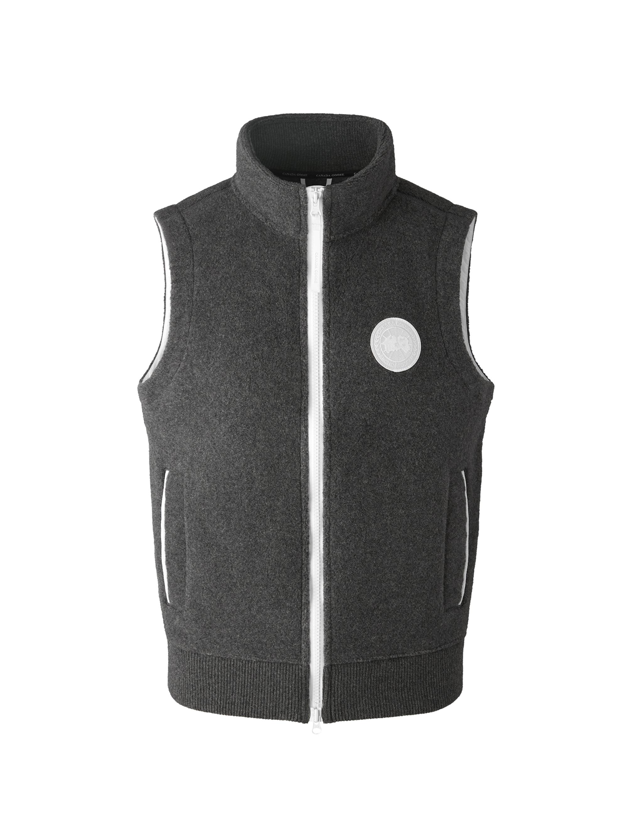 Canada Goose Men's Humannature Mersey Fleece Vest - Quarry Grey