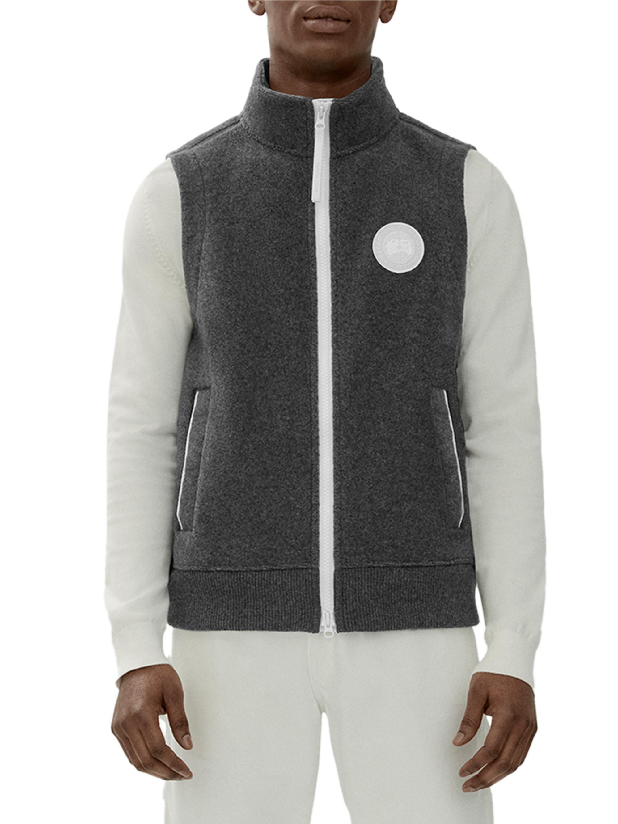 Canada Goose Men's Humannature Mersey Fleece Vest - Quarry Grey | Thumbnail 2