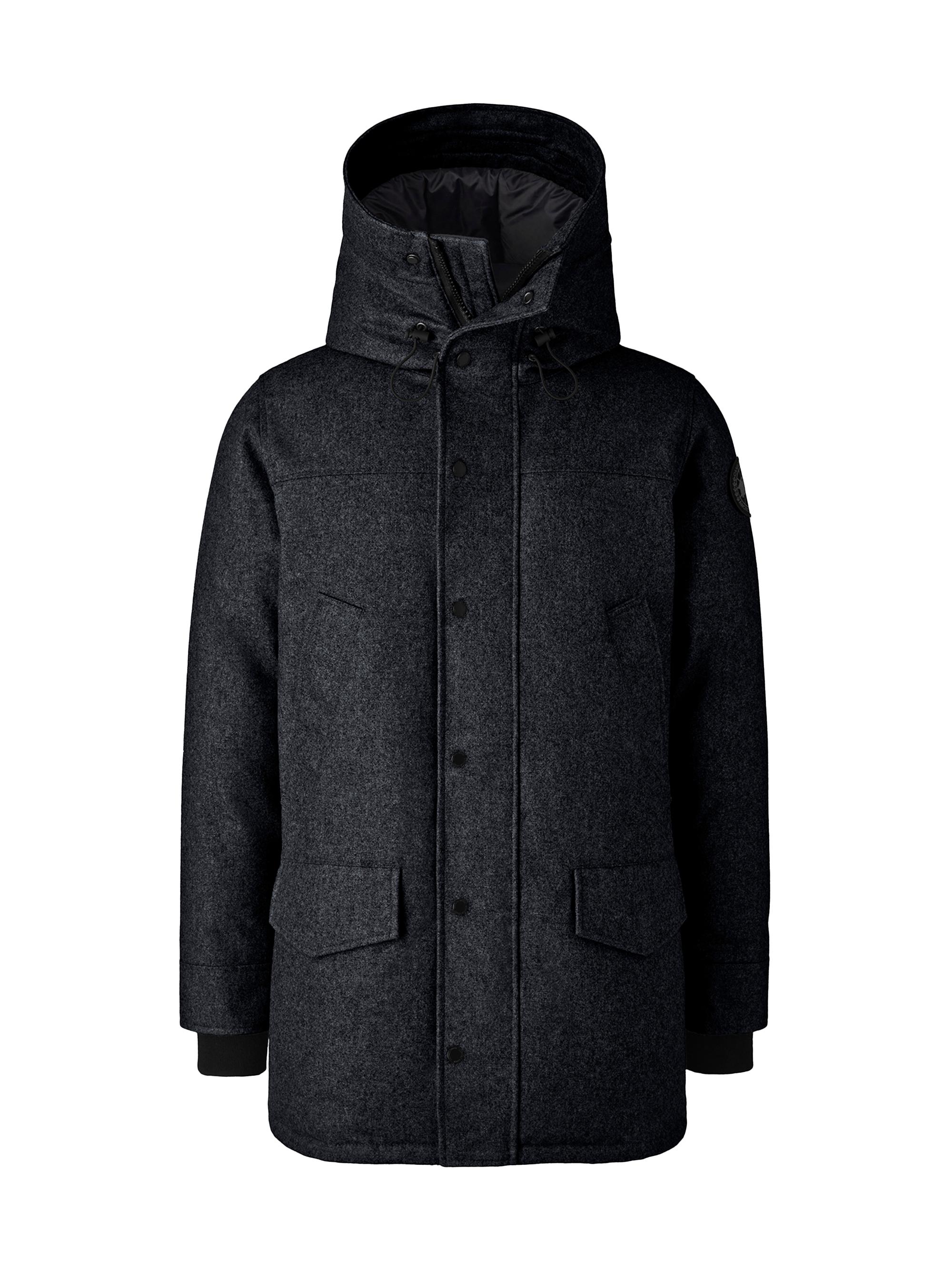 ULTERIOR　WOOL FLANNEL F/T PARKA - BLACK Canada Goose Langford Wool Parka | Saks Fifth Avenue