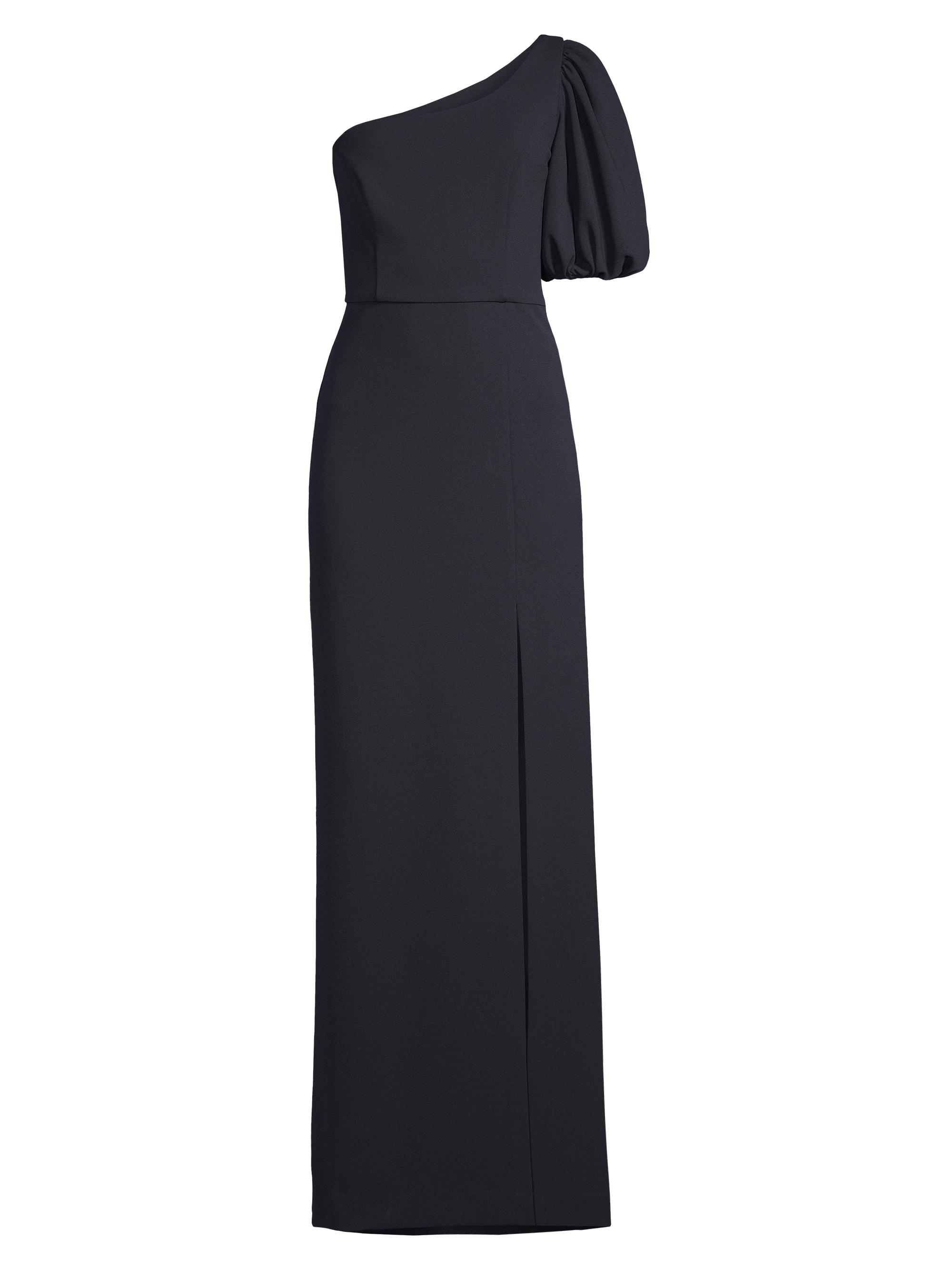 Sachin & Babi Women's Nadia One-Shoulder Puff-Sleeve Gown - Navy