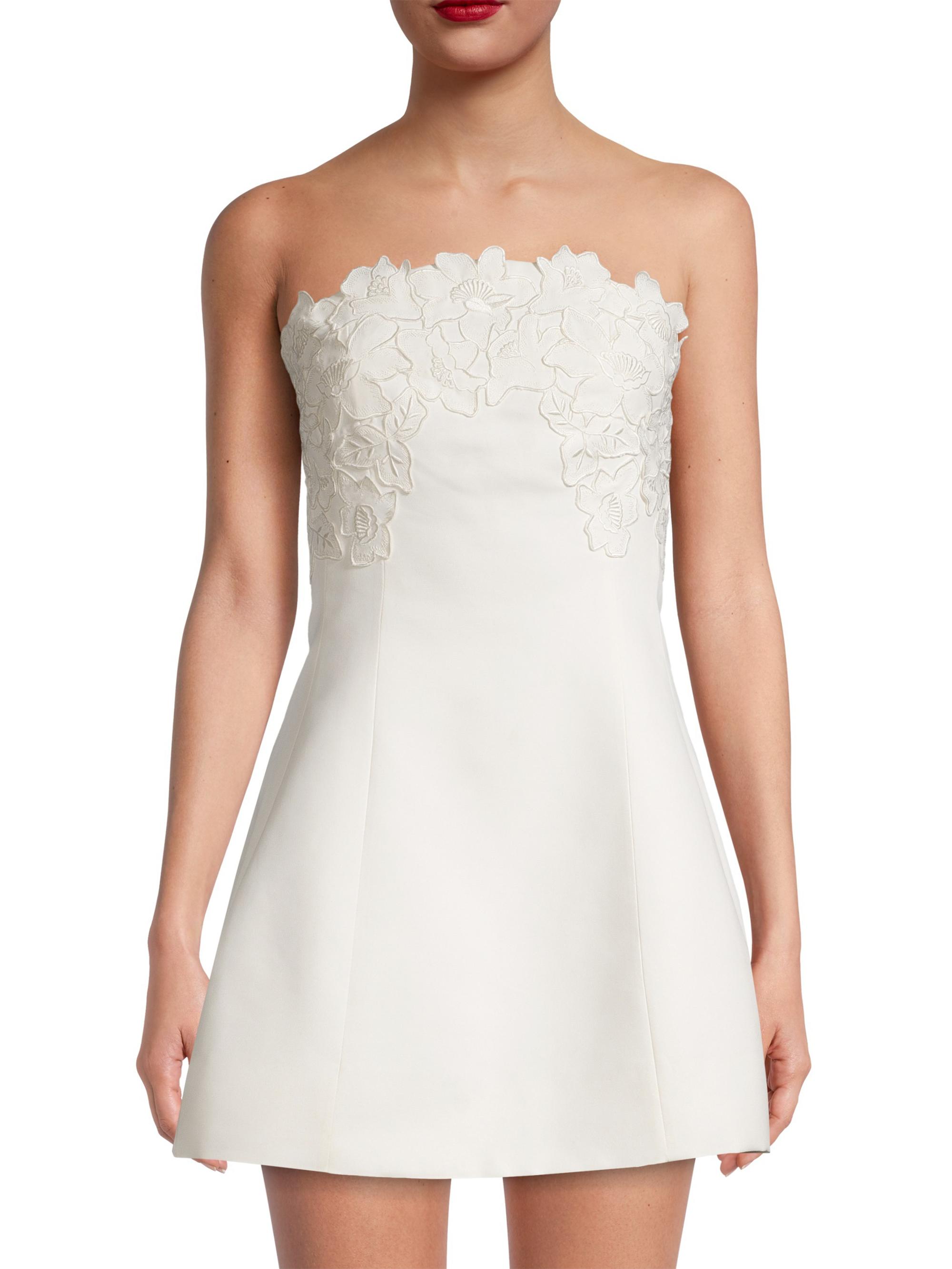 sachin & babi alanna strapless embroidered mini dress Sachin & Babi Alanna Minidress by Sachin & Babi