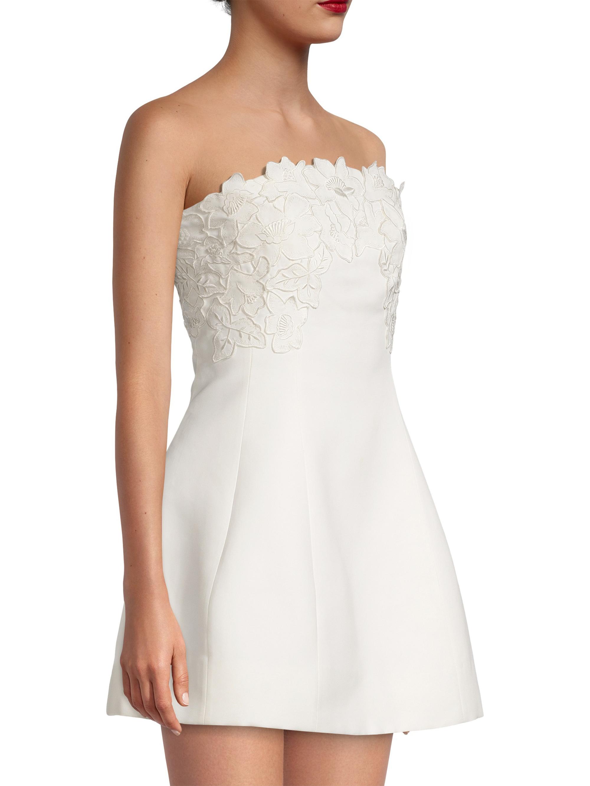 navy blue dress for baby girl Sachin & Babi Scoop-Neck Embroidered A-Line Mini Dress