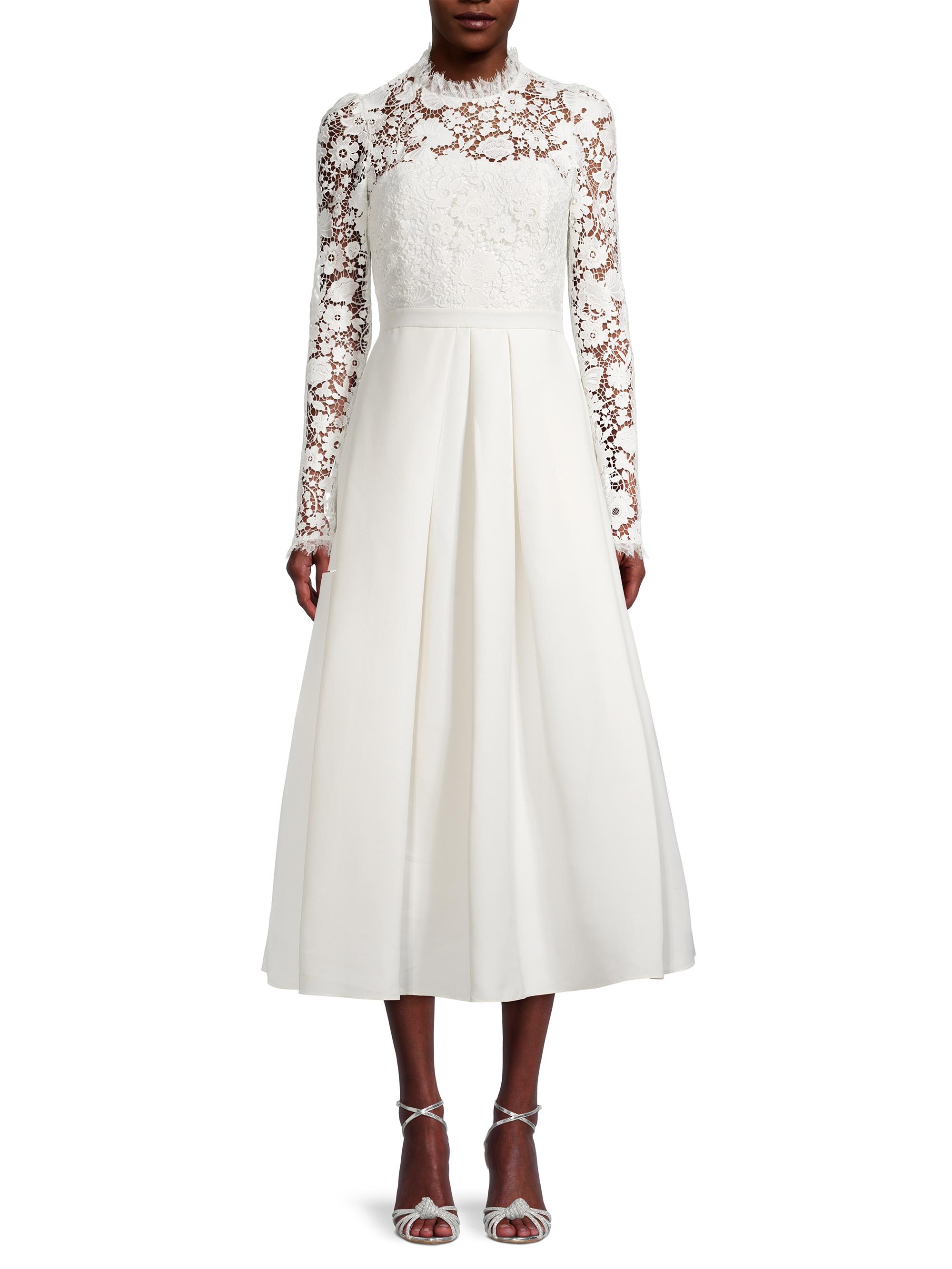lace long sleeve off shoulder wedding dress Long Sleeves Mermaid Wedding Dress Lace Off The Shoulder main image 0