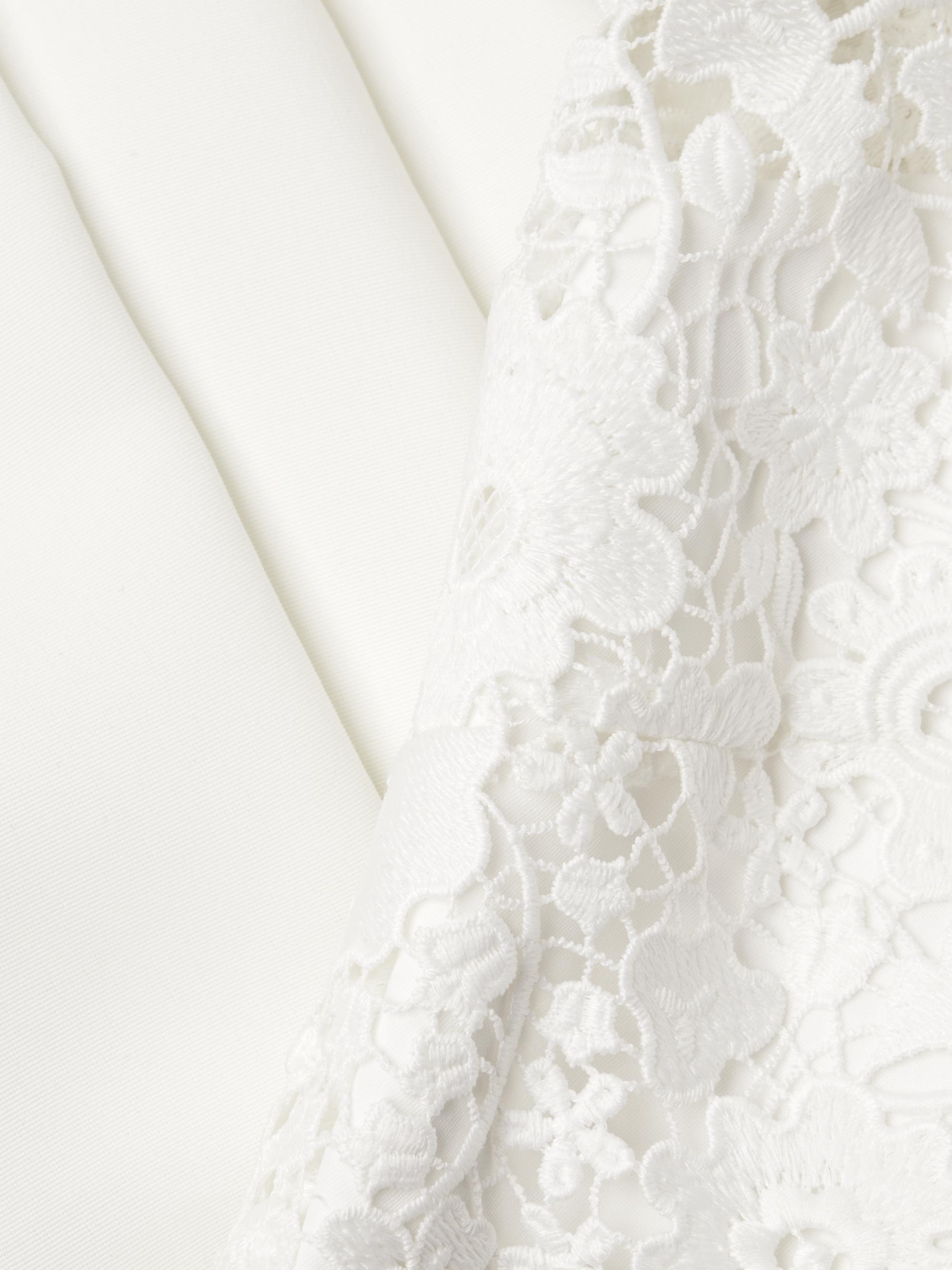 SACHIN BABI Cecelia Lace Long-Sleeve Midi-Dress