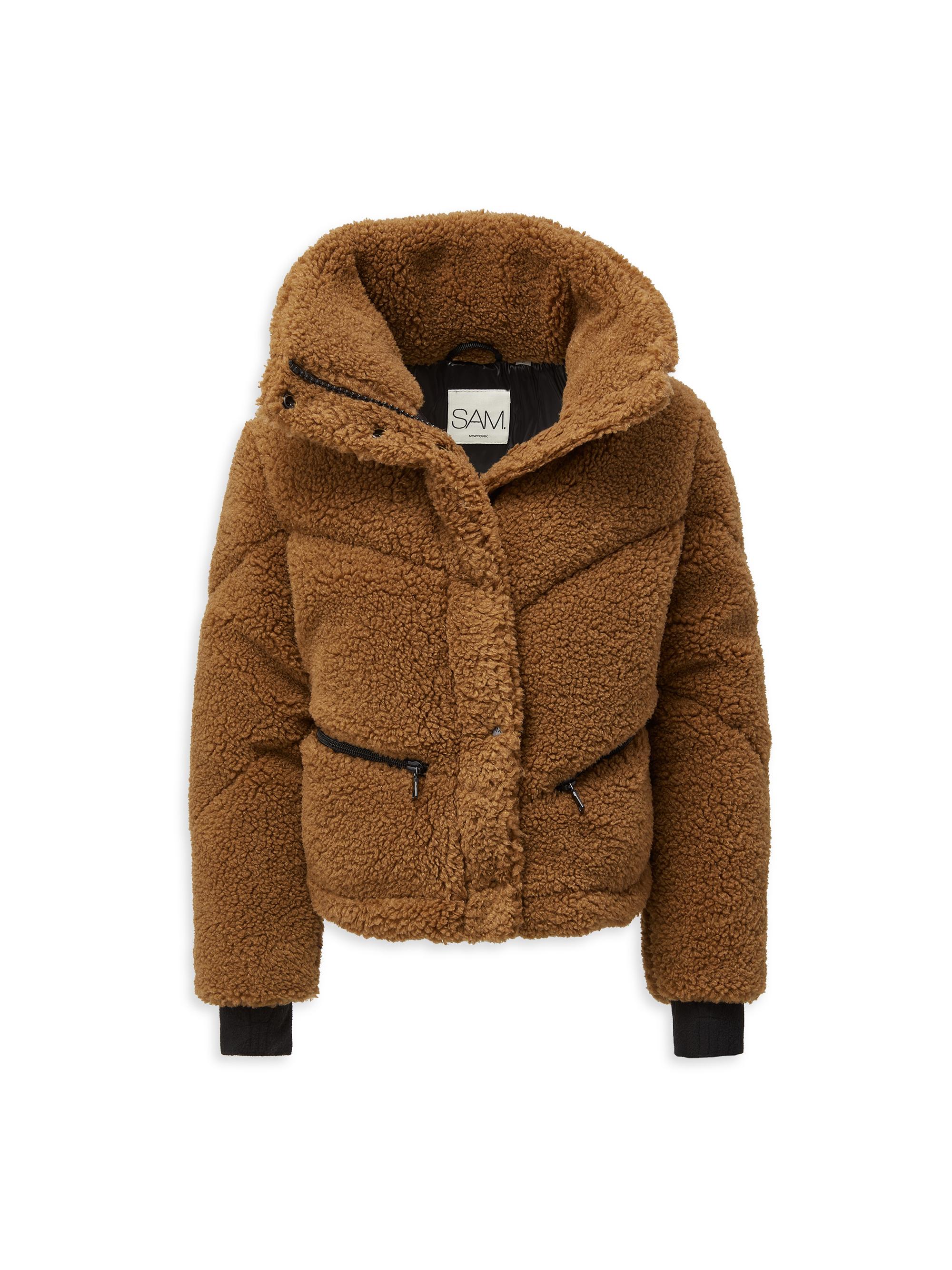 SAM. Girl's Sherpa Athlete Down Jacket - Teddy