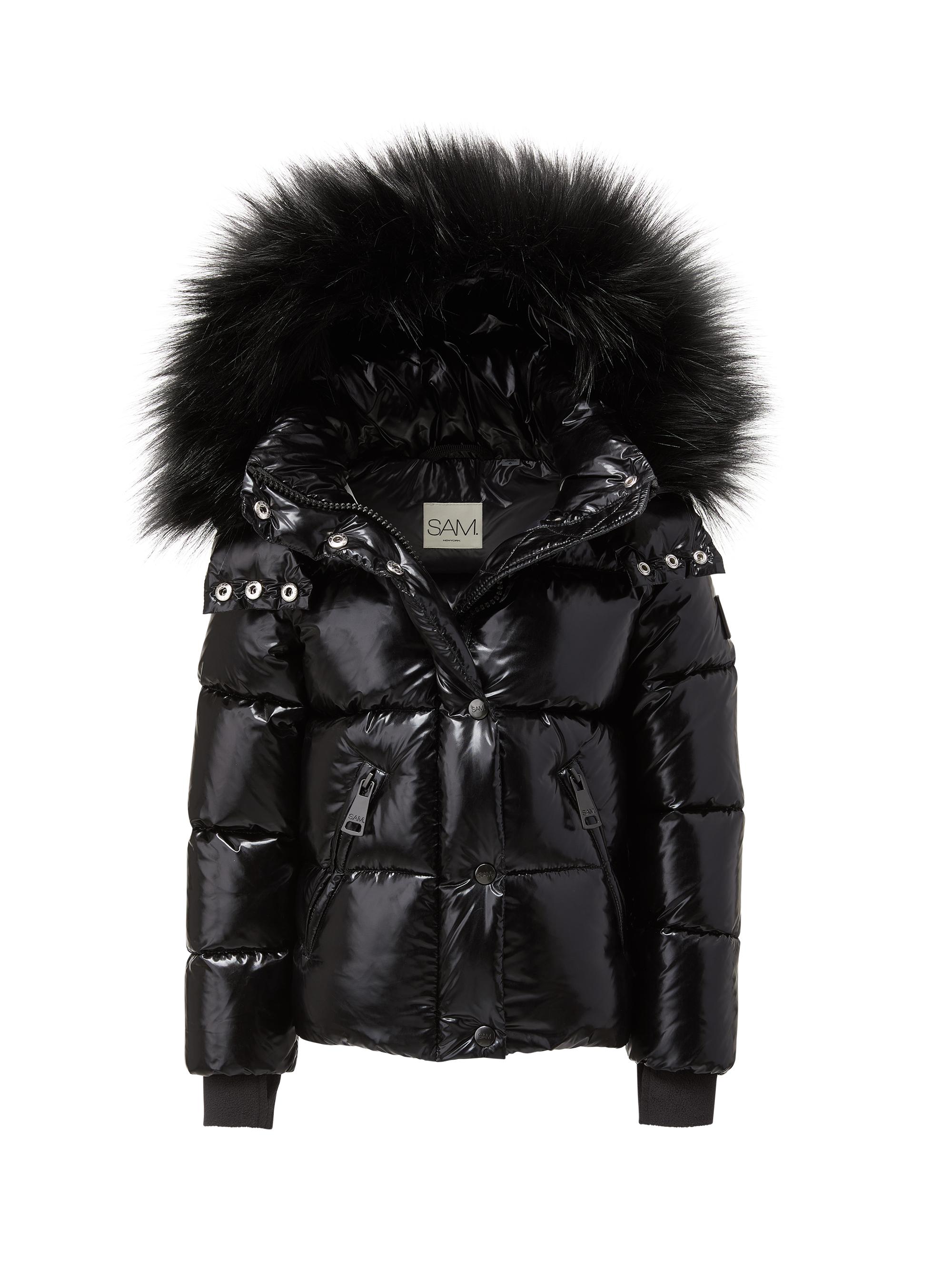 SAM. Little Girl's & Girl's Elsa Faux Fur-Trimmed Metallic