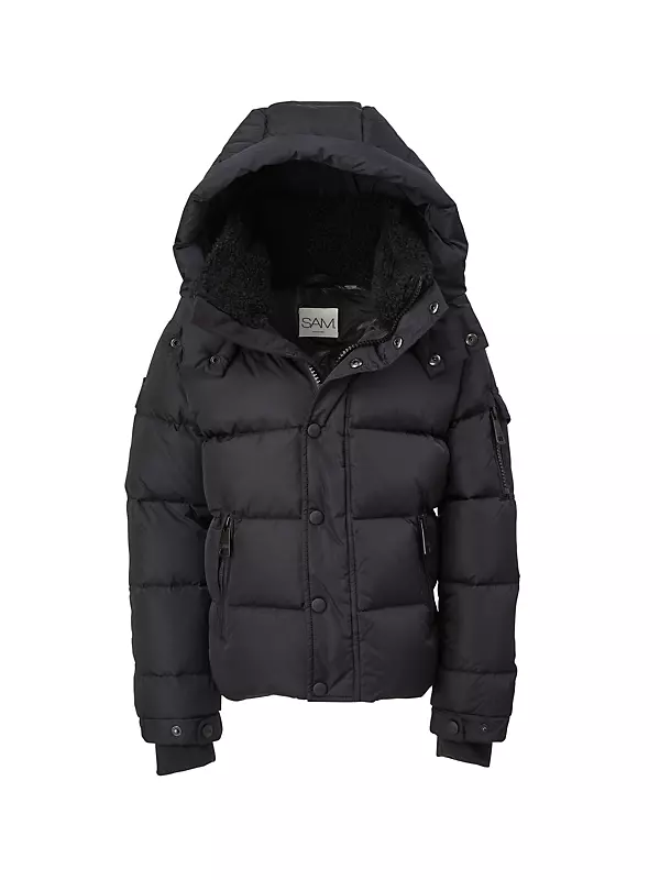 T.O. COLLECTION Boys Down Blend Patch Pocket Puffer Coat - Boytique %