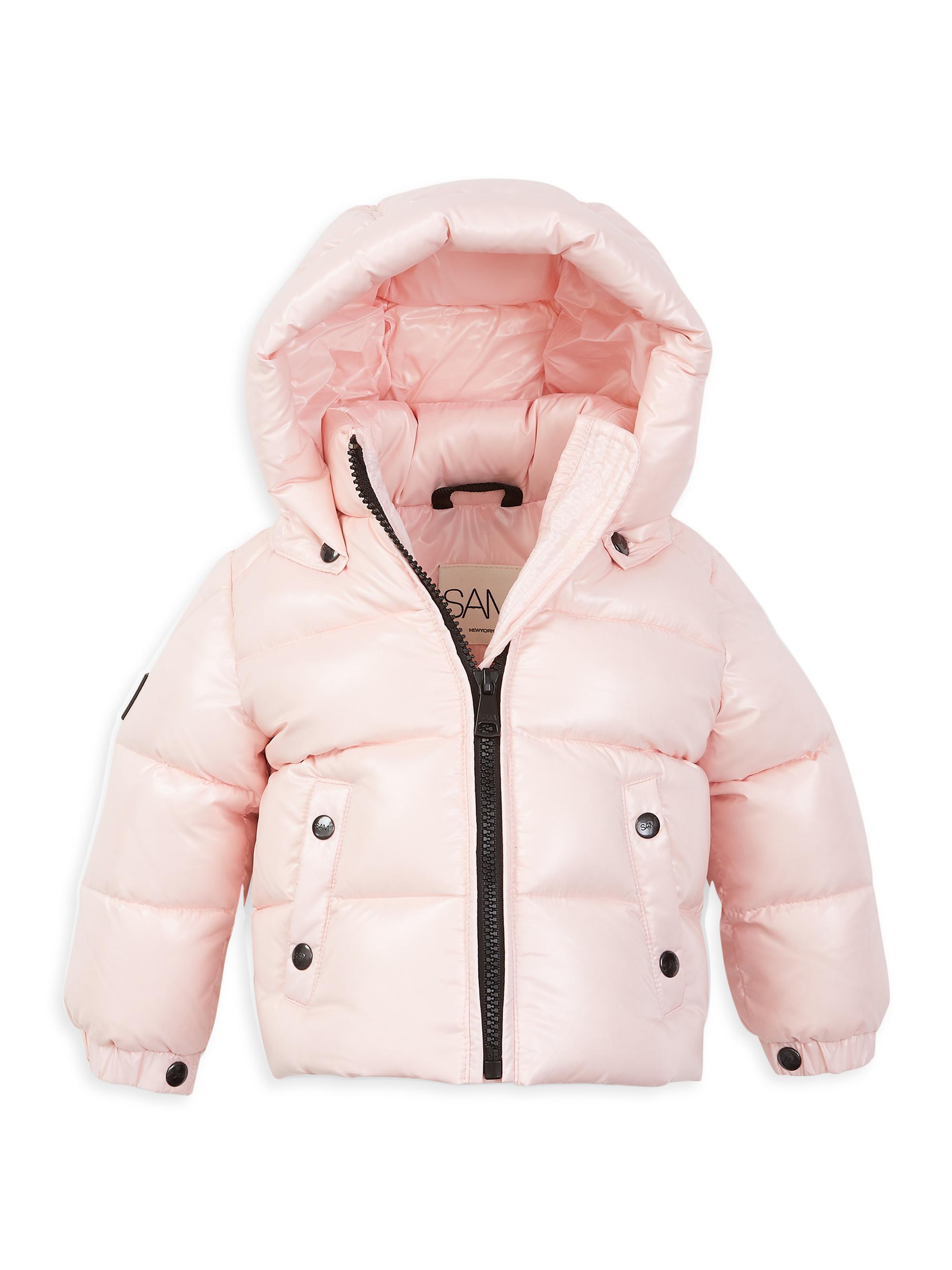 Baby Girl's ​Quilted Hooded Jacket