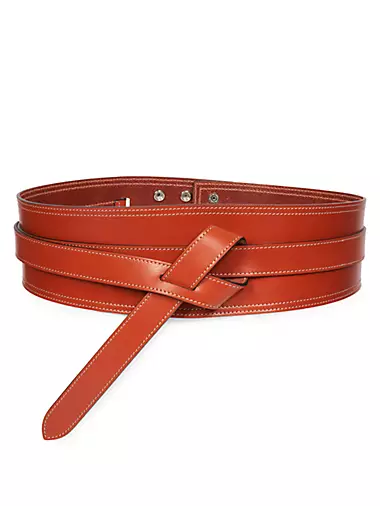 Virtus leather belt Versace White size XS International in Leather