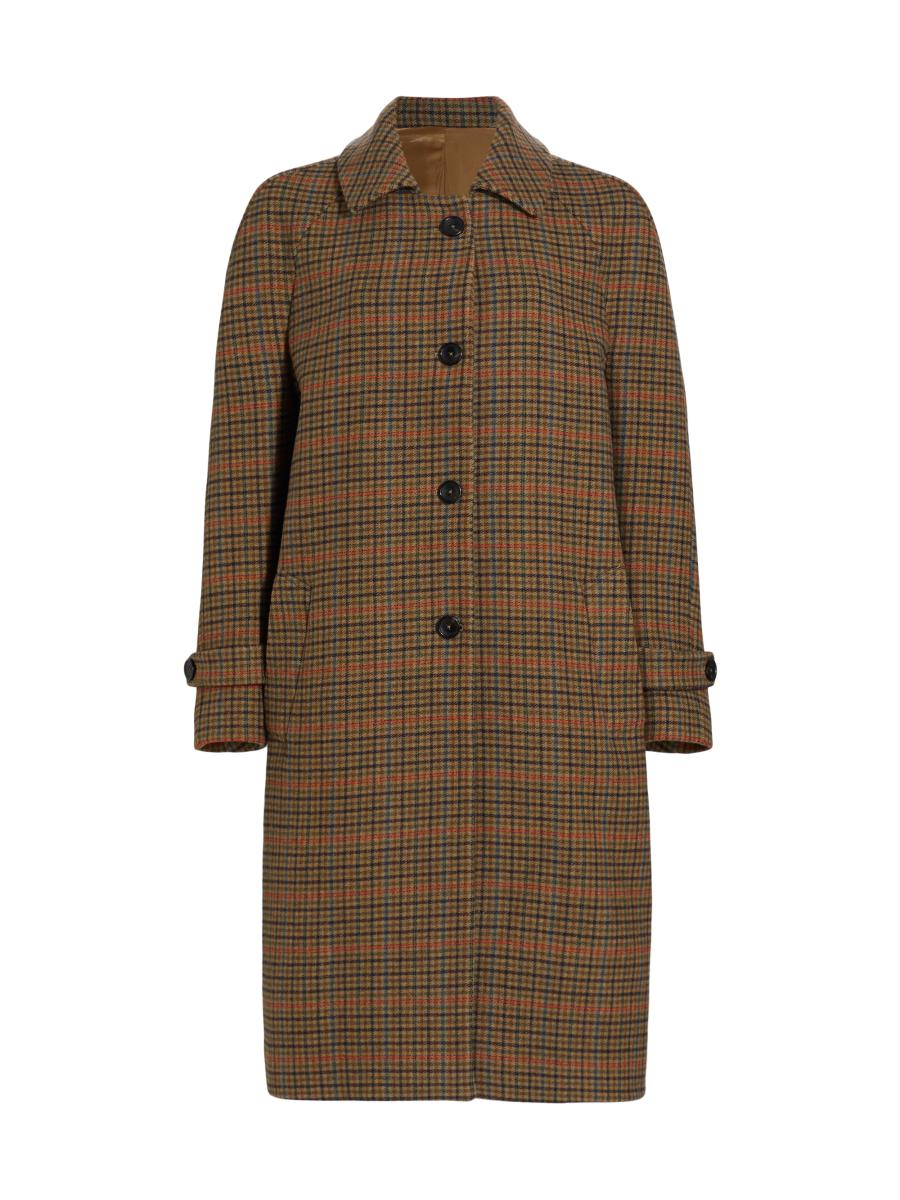 コート FORTELA 'Frida' coat Fortela Alessandro Wool-Blend Check Coat | Saks Fifth Avenue