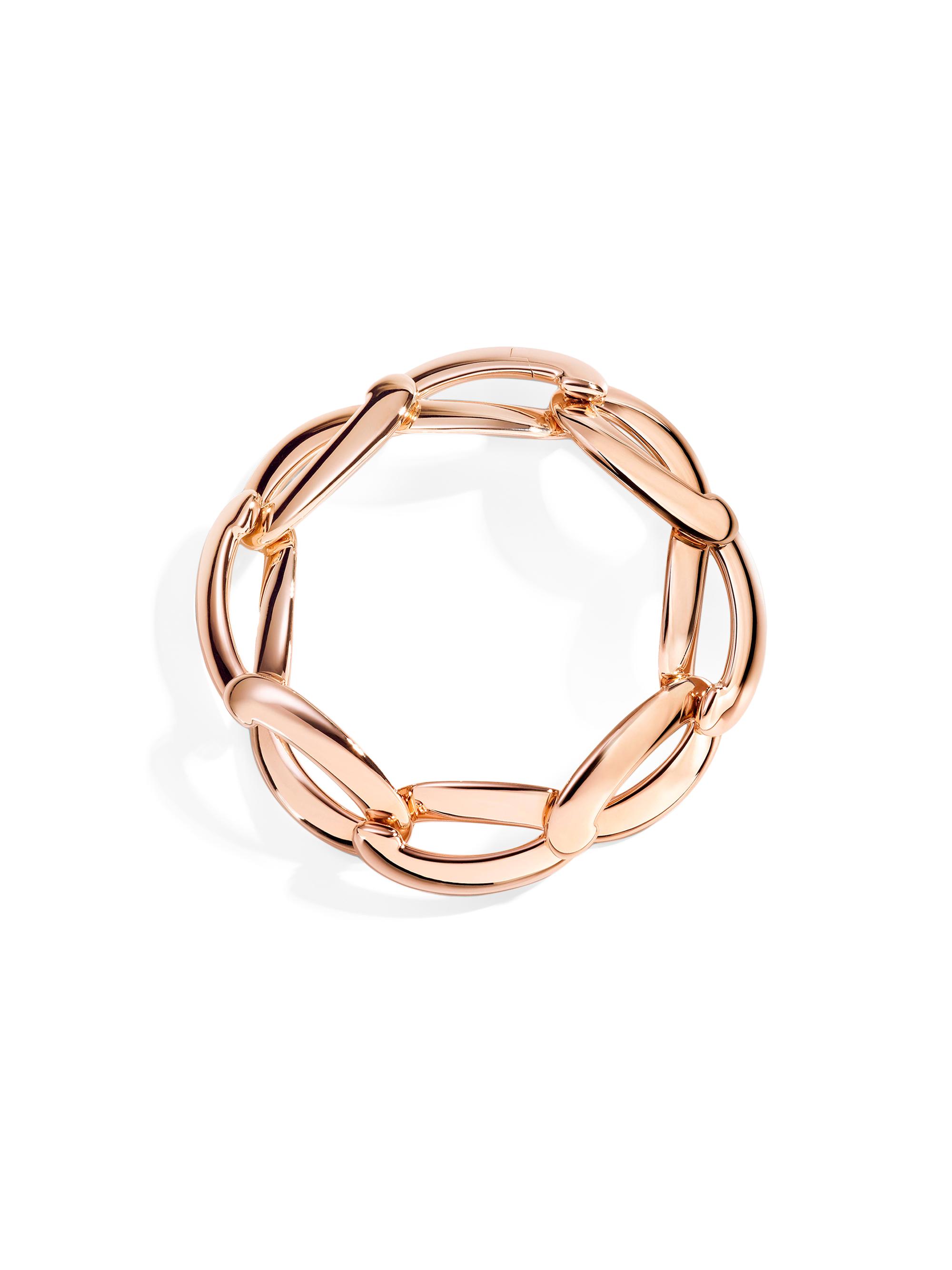 Vhernier Women's Olimpia 18K Rose Gold Oval-Link Chain Bracelet - Rose Gold