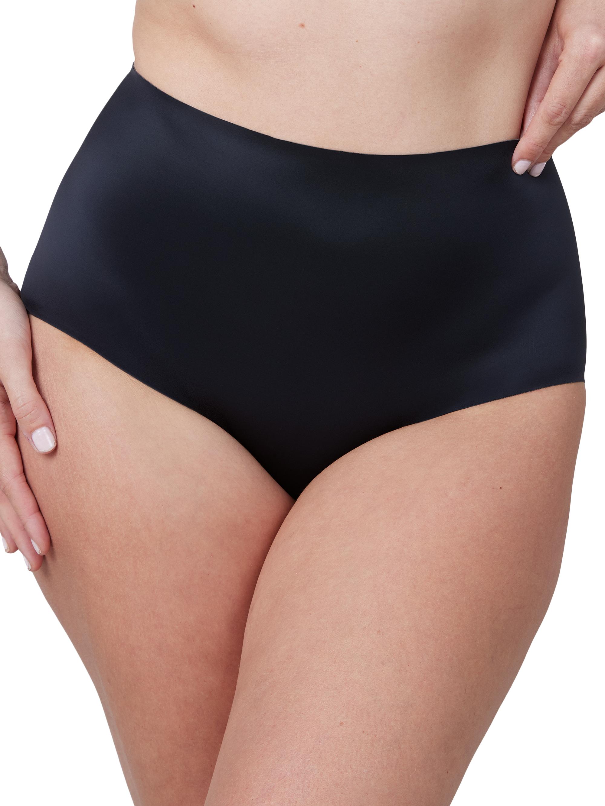 Spanx Women's Shaping Satin Mid-Rise Brief - Verblack