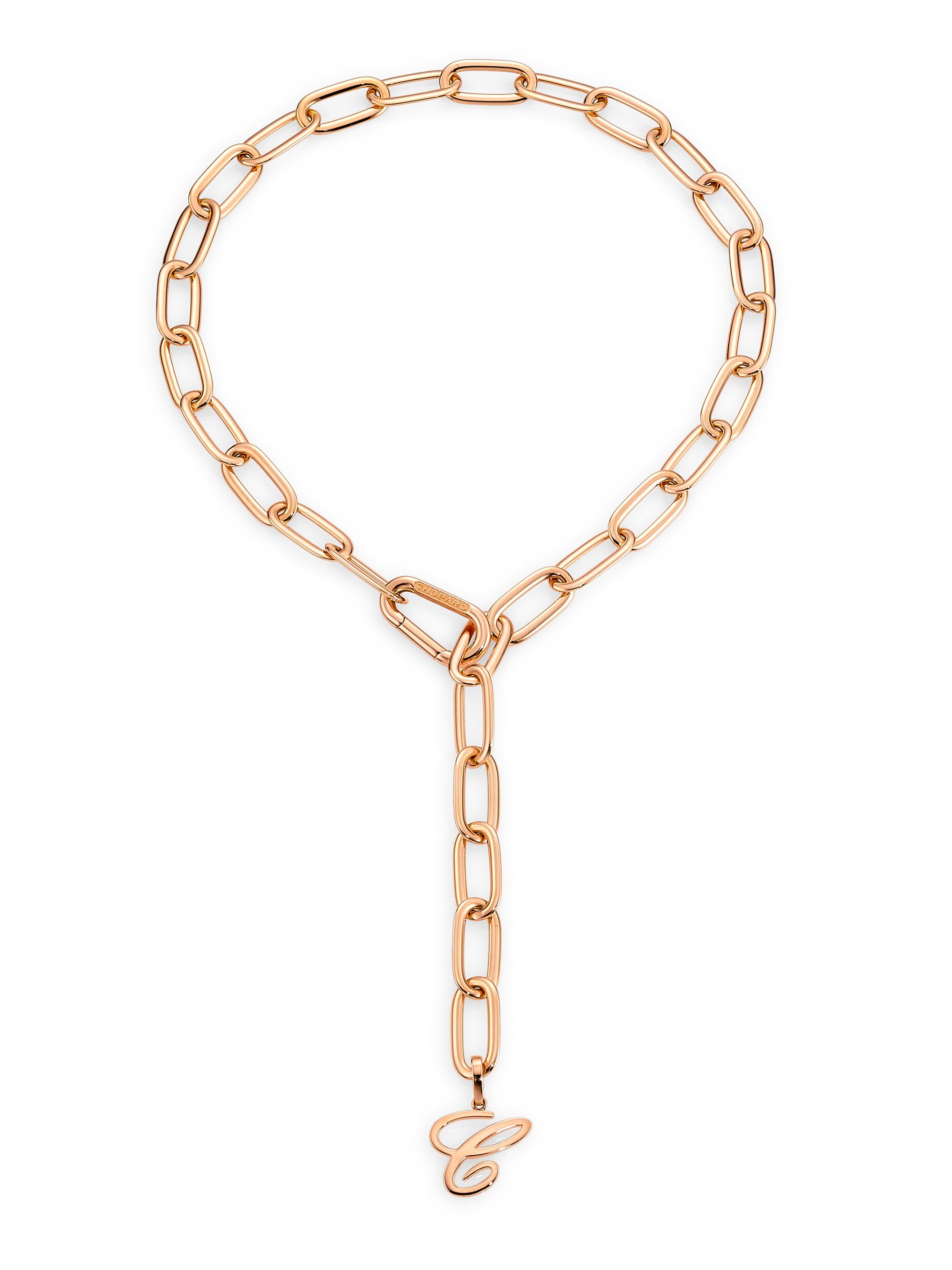Chopard Women's Les Chaines 18K Rose Gold Lariat Necklace - Rose Gold