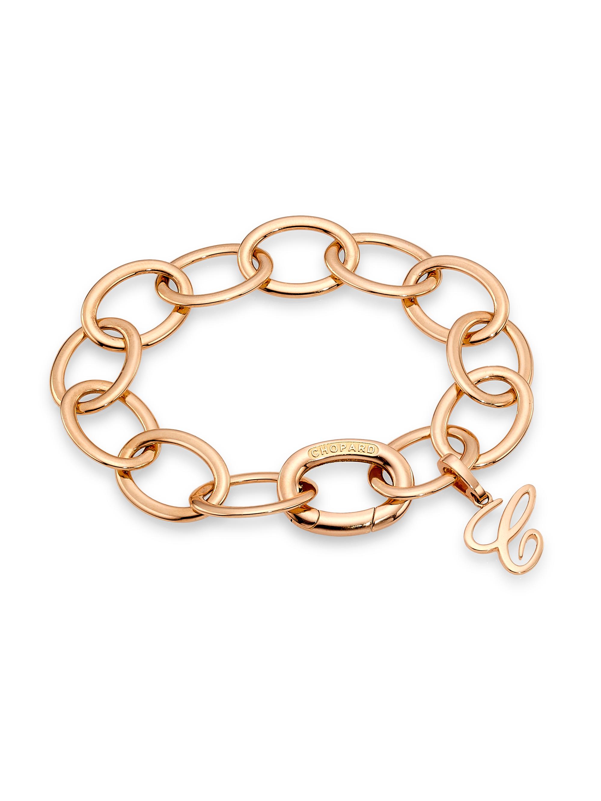 Chopard Women's Les Chaines 18K Rose Gold Oval-Link Chain Bracelet - Rose Gold
