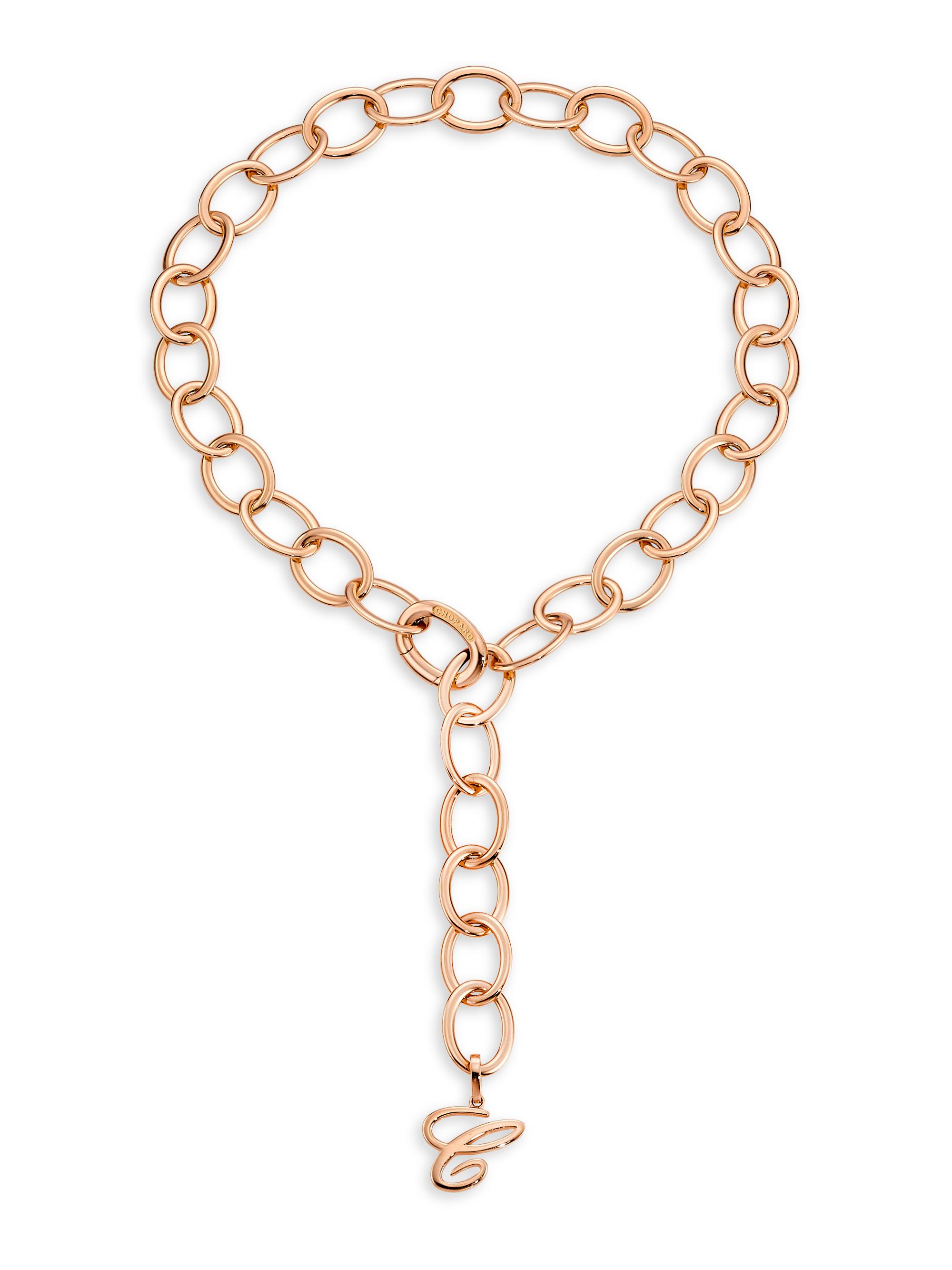 Chopard Women's Les Chaines 18K Rose Gold Oval-Link Chain Necklace - Rose Gold
