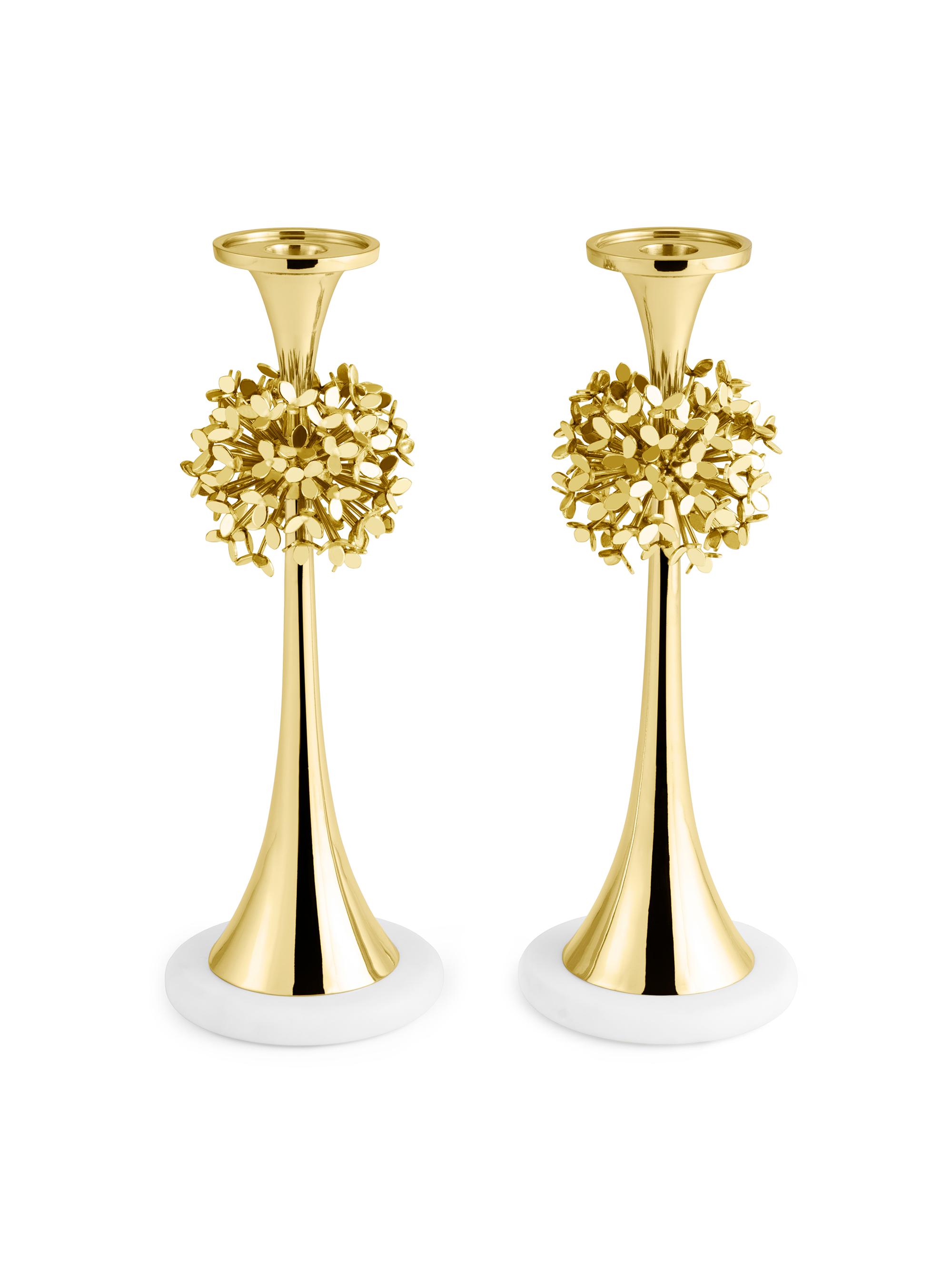 Michael Aram Dandelion 2-Piece Candleholder Set