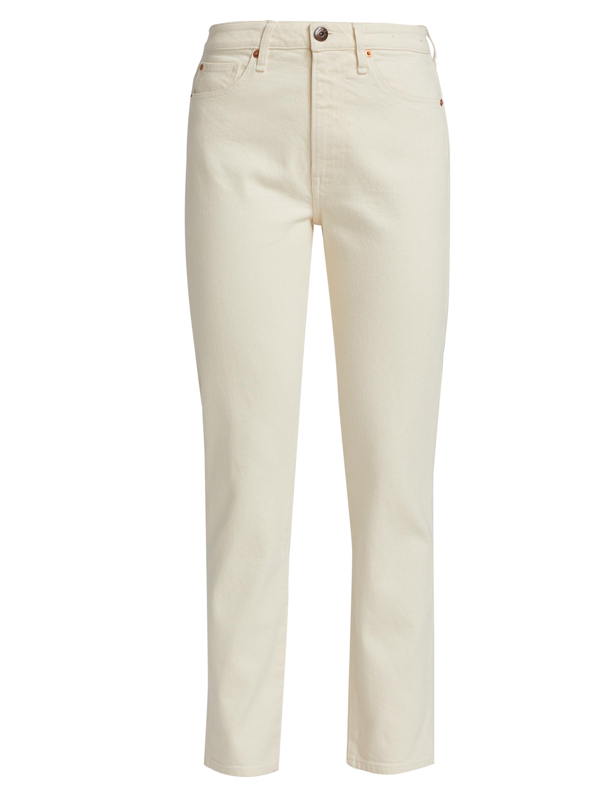 3x1 Women's Claudia High-Rise Slim-Leg Jeans - Winter White