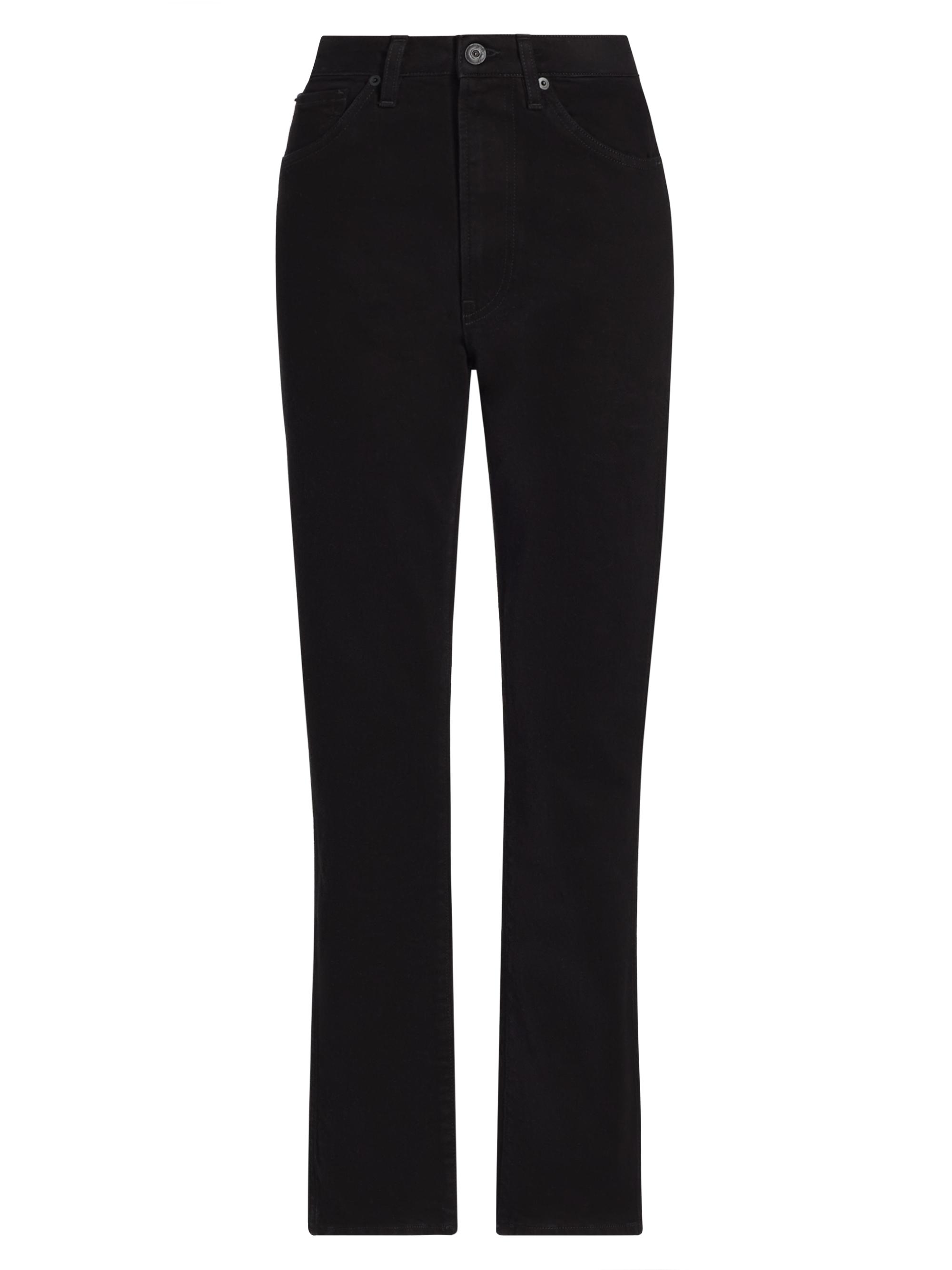 3x1 Women's Claudia Slim Cropped Jeans - Solid Noir