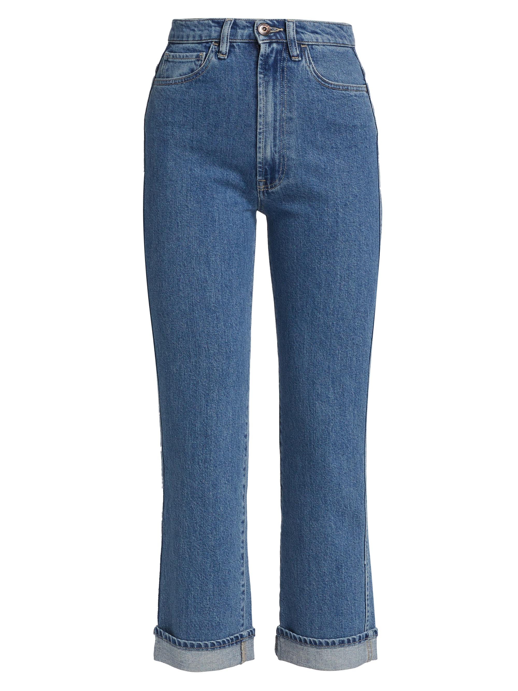 3x1 Women's Claudia Extreme High-Rise Jeans - Broken Tv