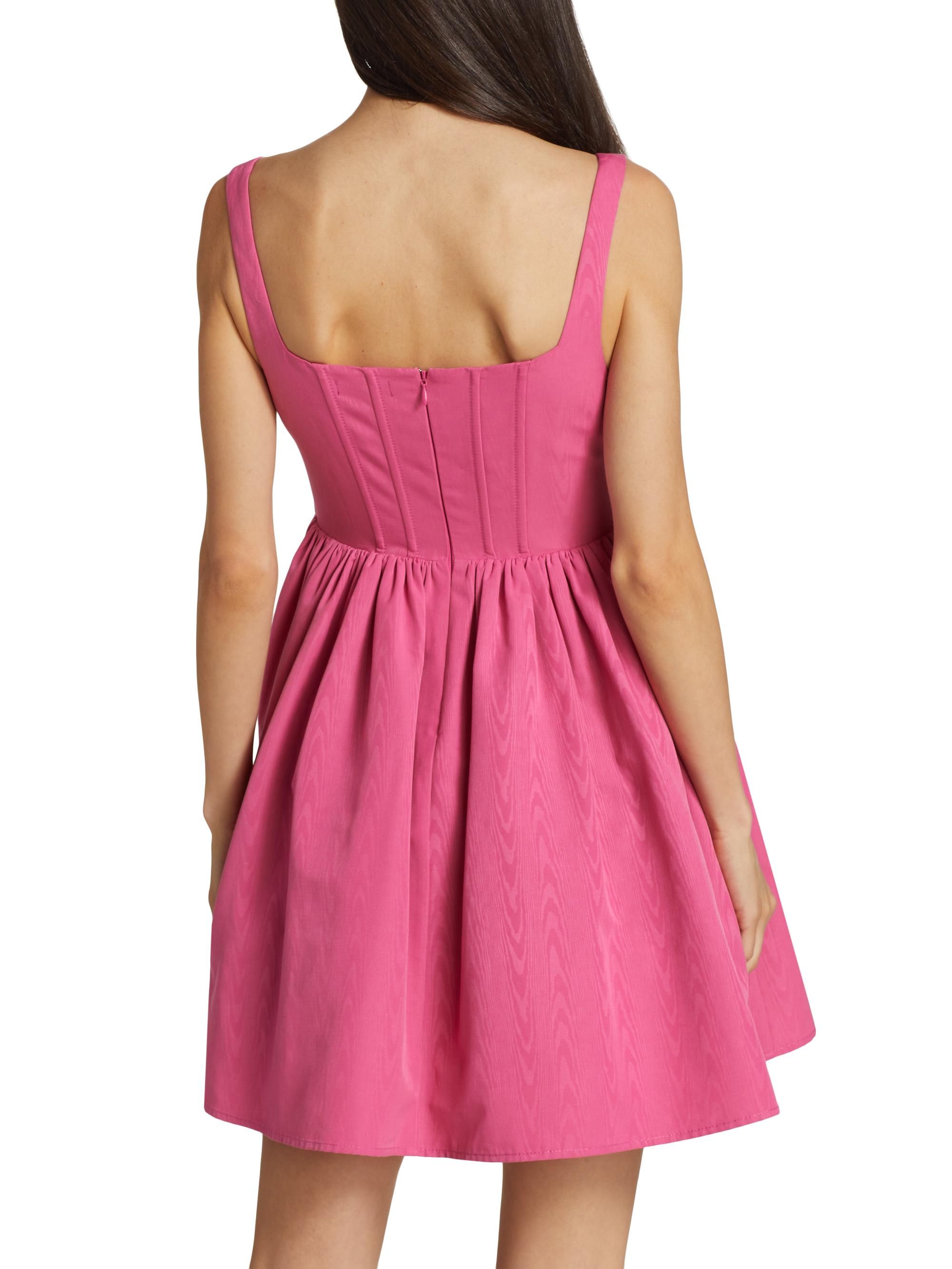 staud pink corset dress Cassie strapless bead-embellished crinkled modal-blend organza maxi dress -  baby pink