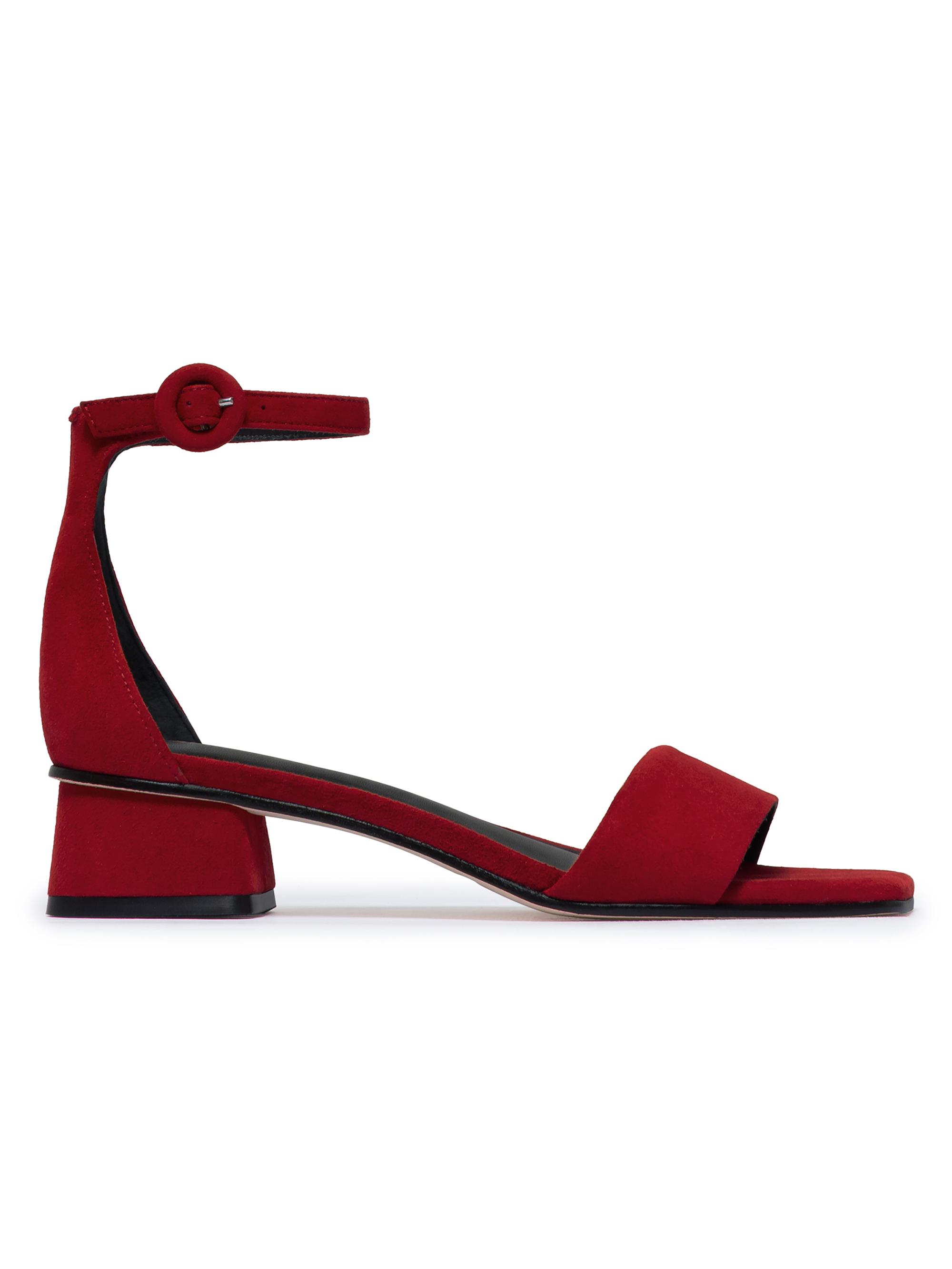 Bernardo Women's Jalena Low Heel Sandals - Dark Red