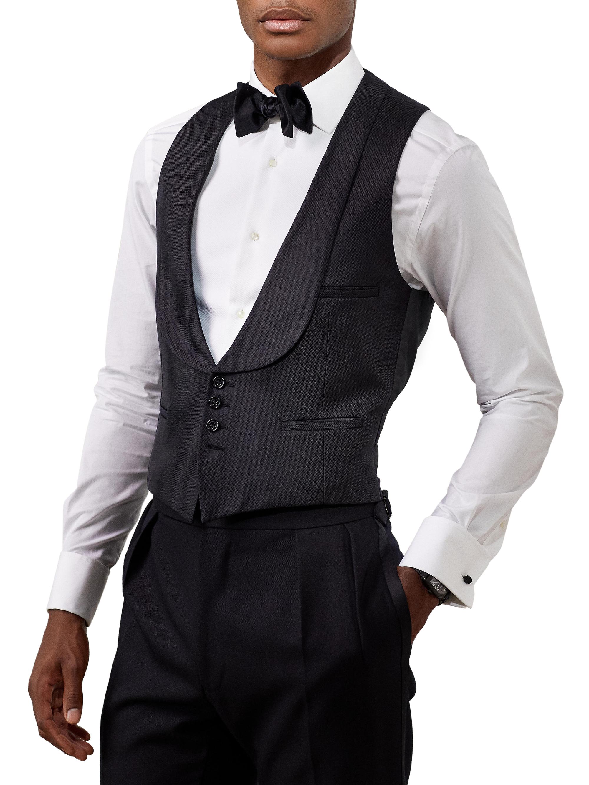 Ralph Lauren Purple Label Douglas Shawl-Collar Vest | Saks Fifth