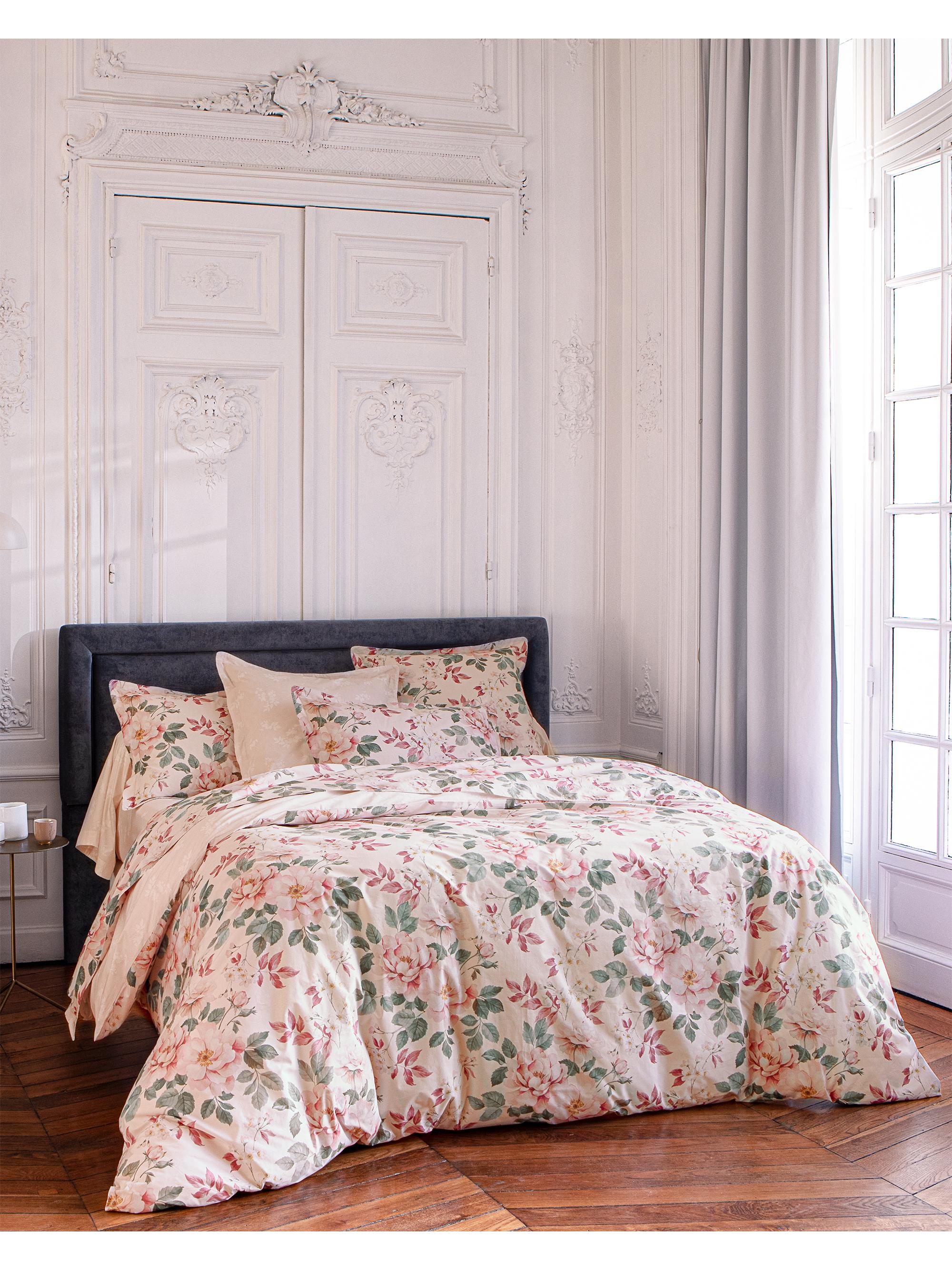 Anne de Solène Alcove Flat Sheet - Rose King