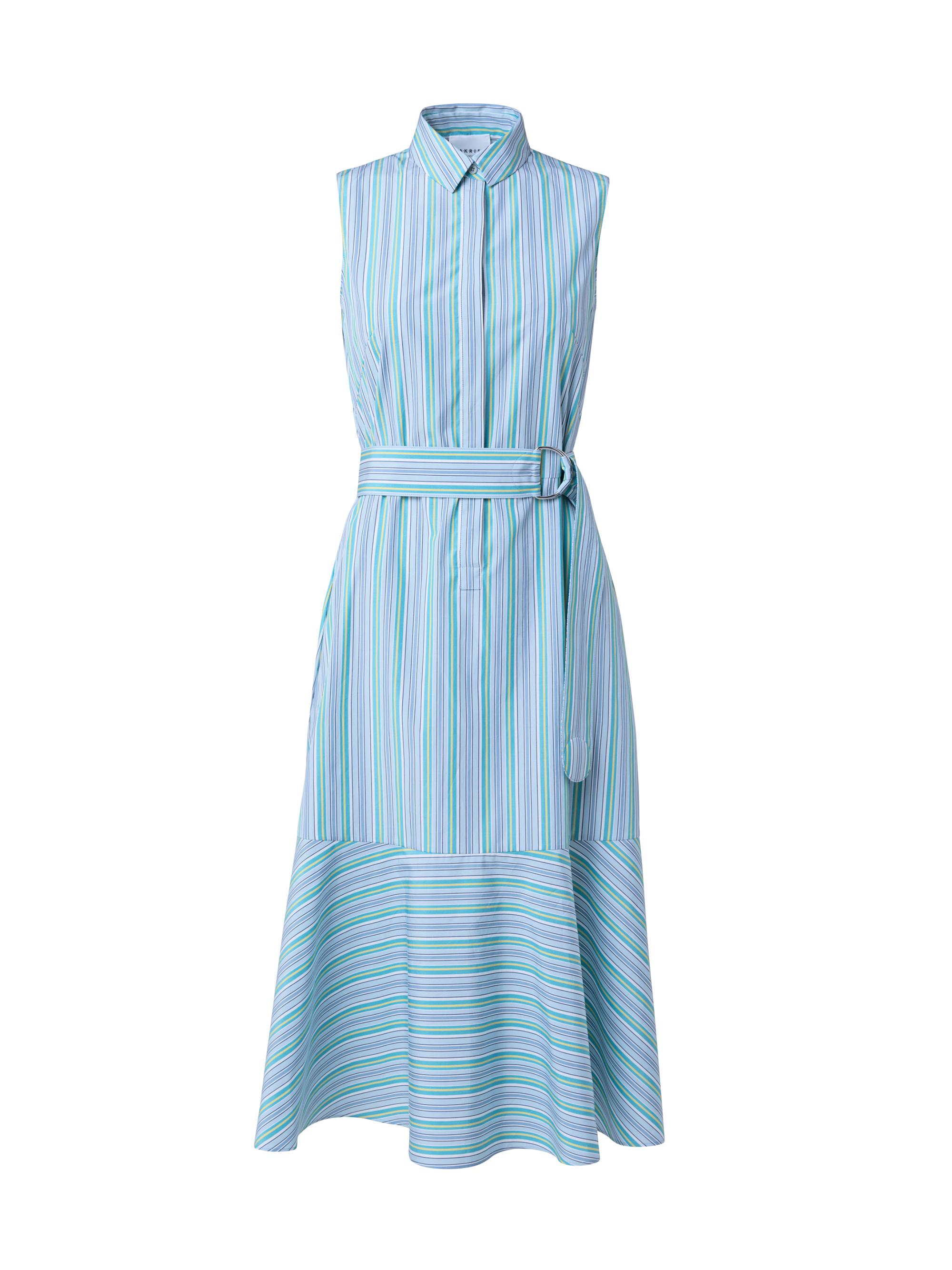 Akris punto Belted Striped Midi-Dress | Saks Fifth Avenue