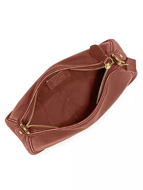 Coach Cara Pebble Leather Satchel Bag