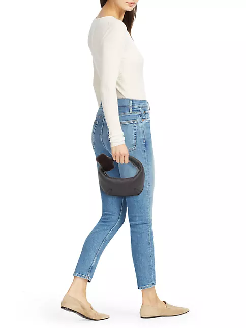 Bottega Veneta Mini Jodie Leather Hobo Bag