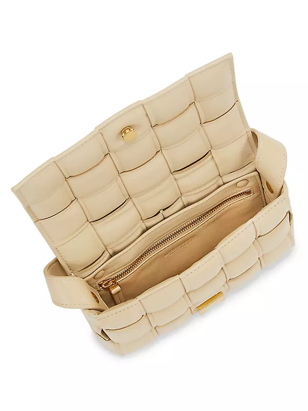 BOTTEGA VENETA, Intreccio padded leather mini hobo bag