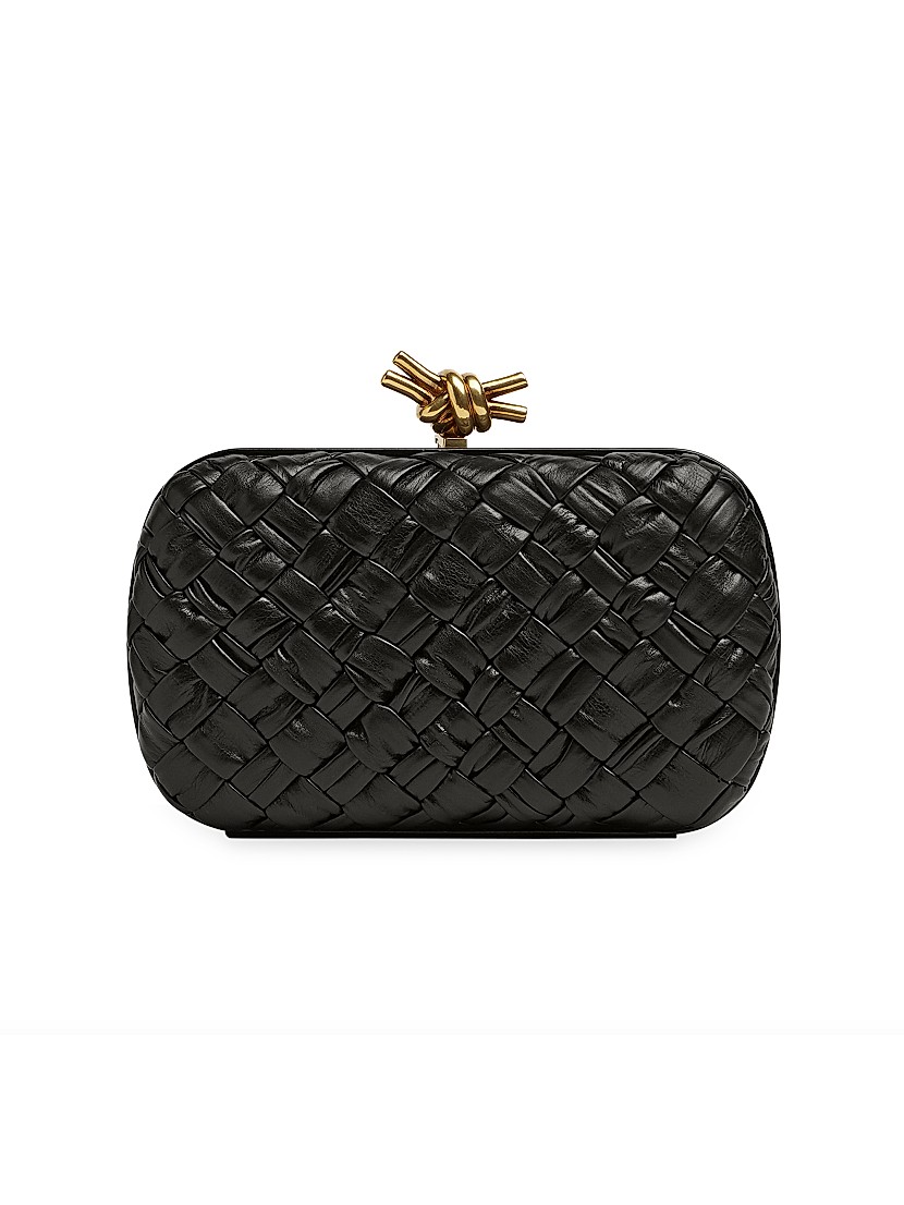 Shop Bottega Veneta Plissé Knot Leather Clutch | Saks Fifth Shop Bottega Veneta Plissé Knot Leather Clutch | Saks Fifth