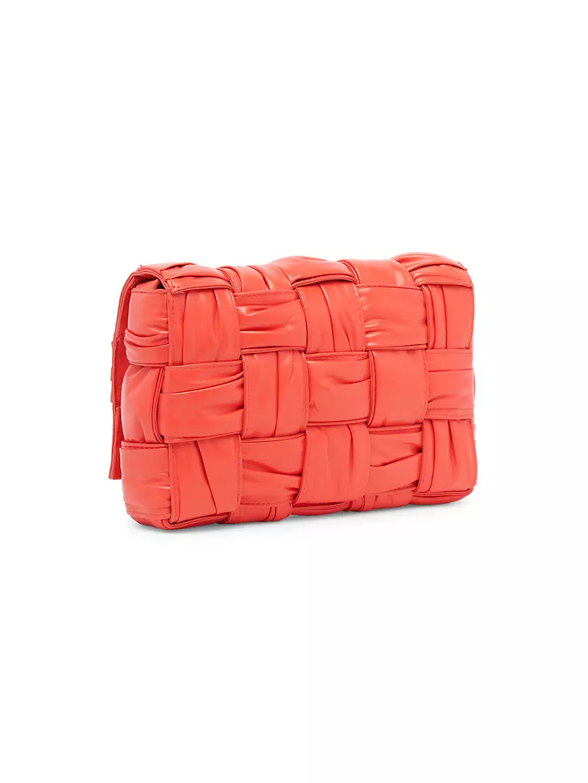 Buy BOTTEGA VENETA Cassette Crossbody Bag, Orange Color Women