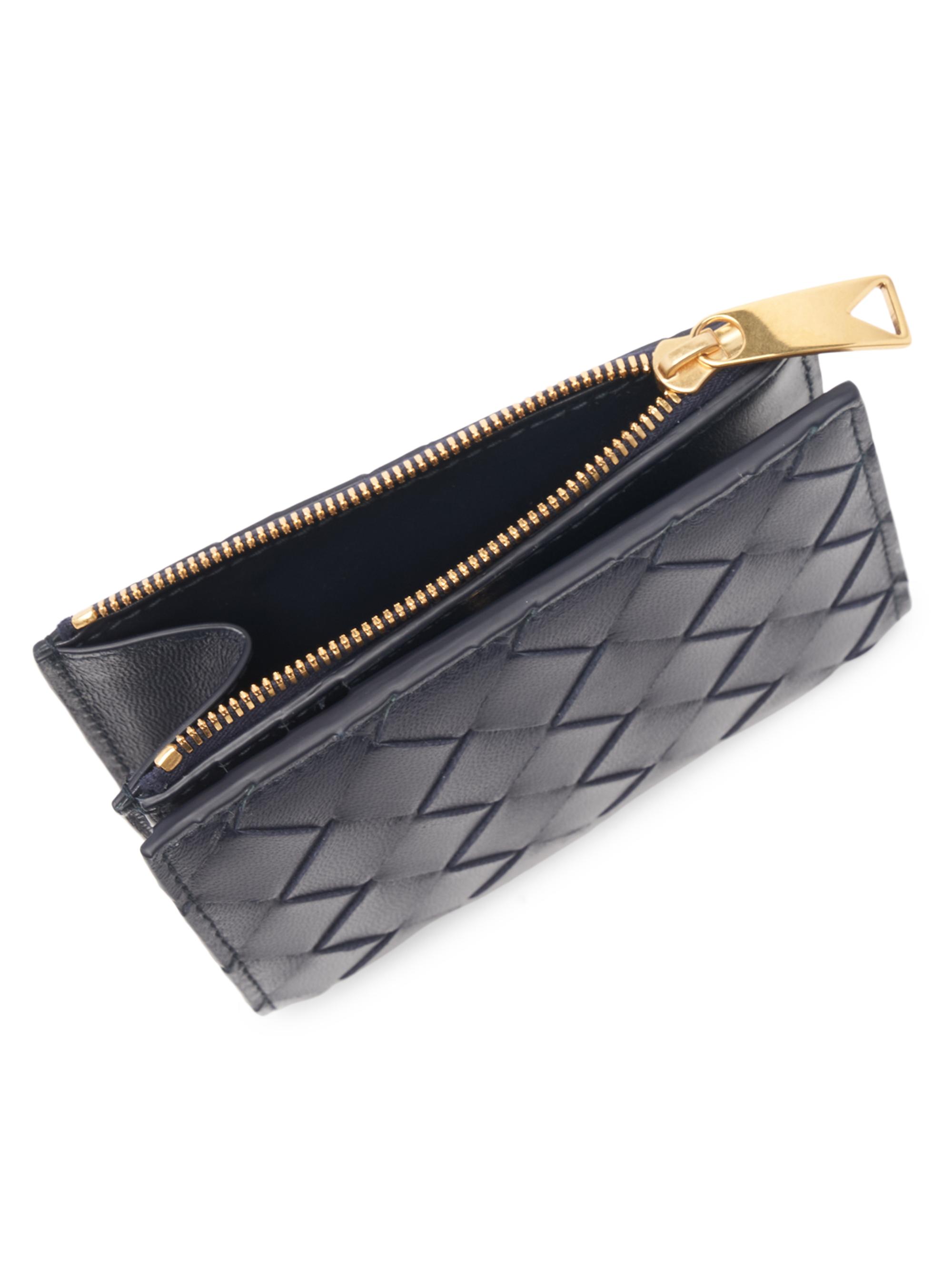 Bottega Veneta Small Intrecciato Leather Bi-Fold Wallet | Saks