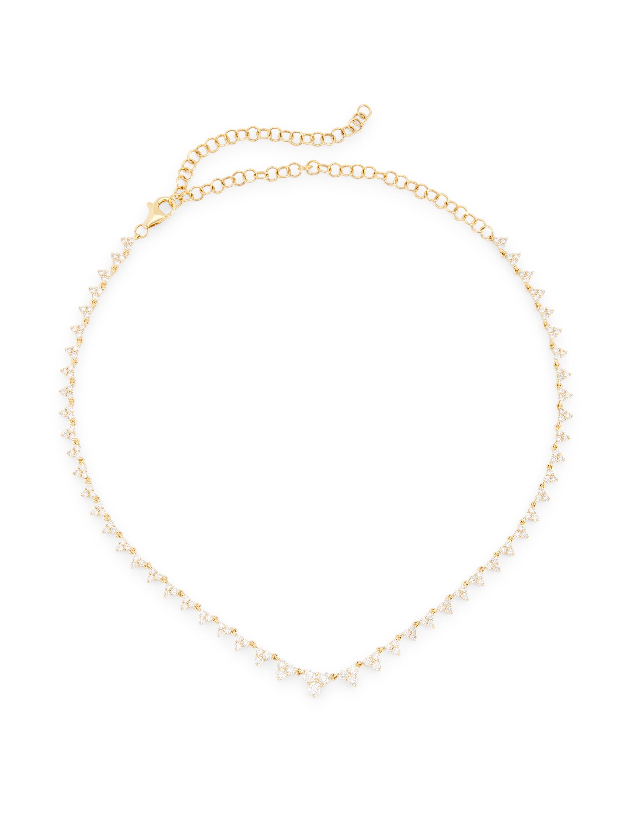 Saks Fifth Avenue Collection Women's 14K Gold & 4.08 TCW Diamond Necklace - Yellow Gold