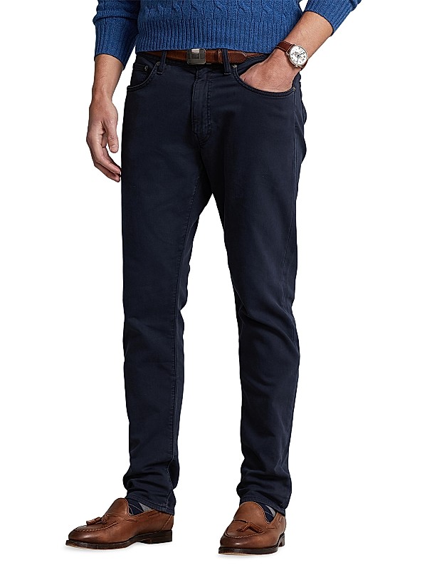 Shop Polo Ralph Lauren Sullivan Slim Knit-Like Chino Pants Shop Polo Ralph Lauren Sullivan Slim Knit-Like Chino Pants