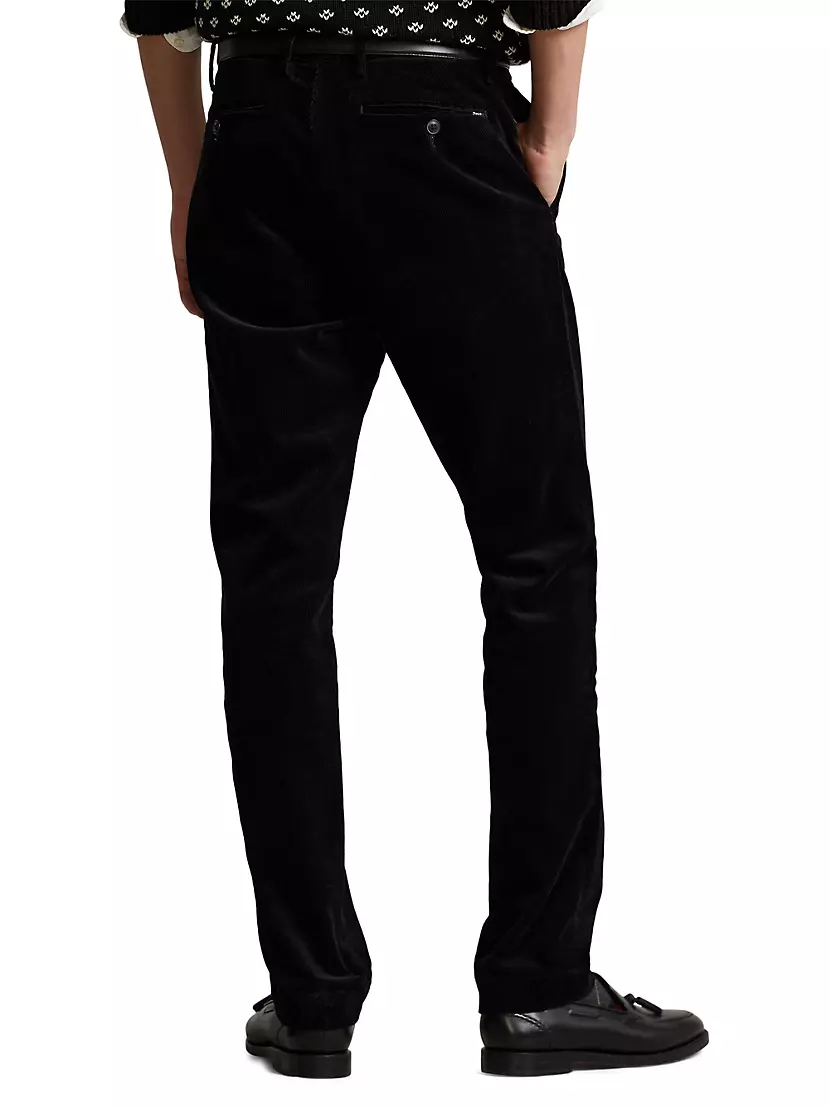 Ralph Lauren Women's Plus Corduroy Pants Black Size Petite Small