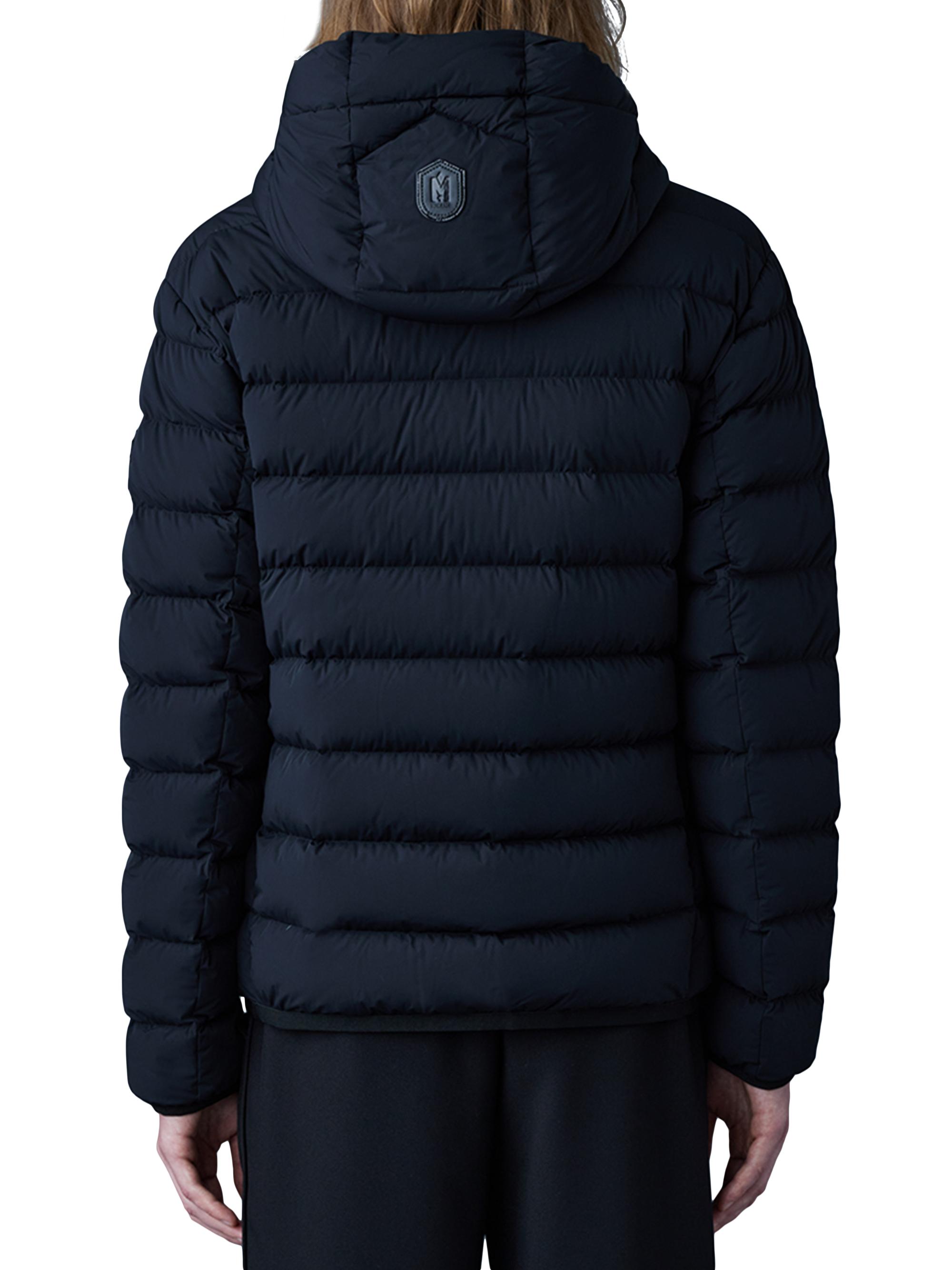 MACKAGE jack ダウン Jack-Z, Agile-360 stretch light down jacket with hood for men