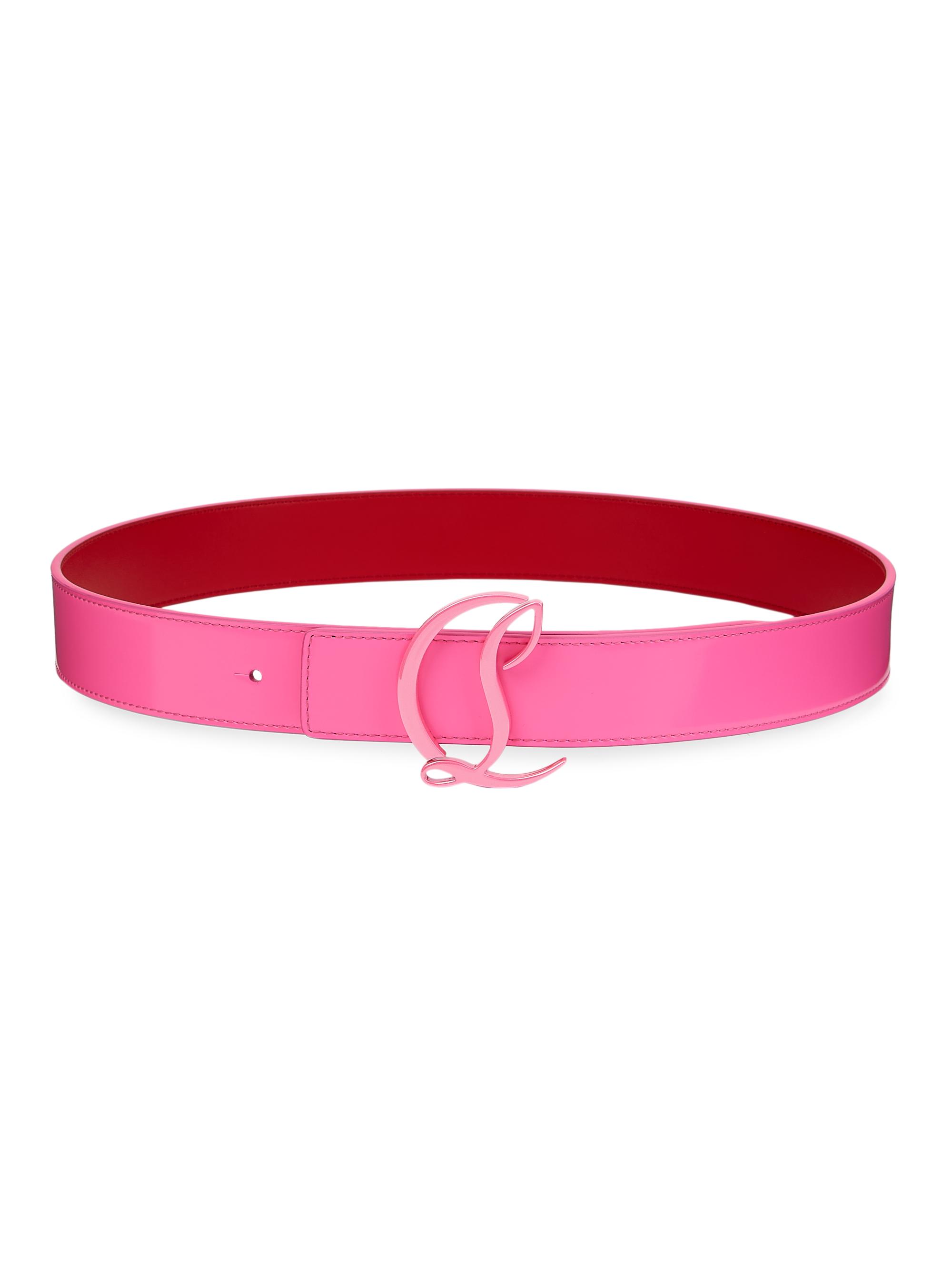 Christian Louboutin Leather CL Logo Belt | Saks Fifth Avenue display picture 3