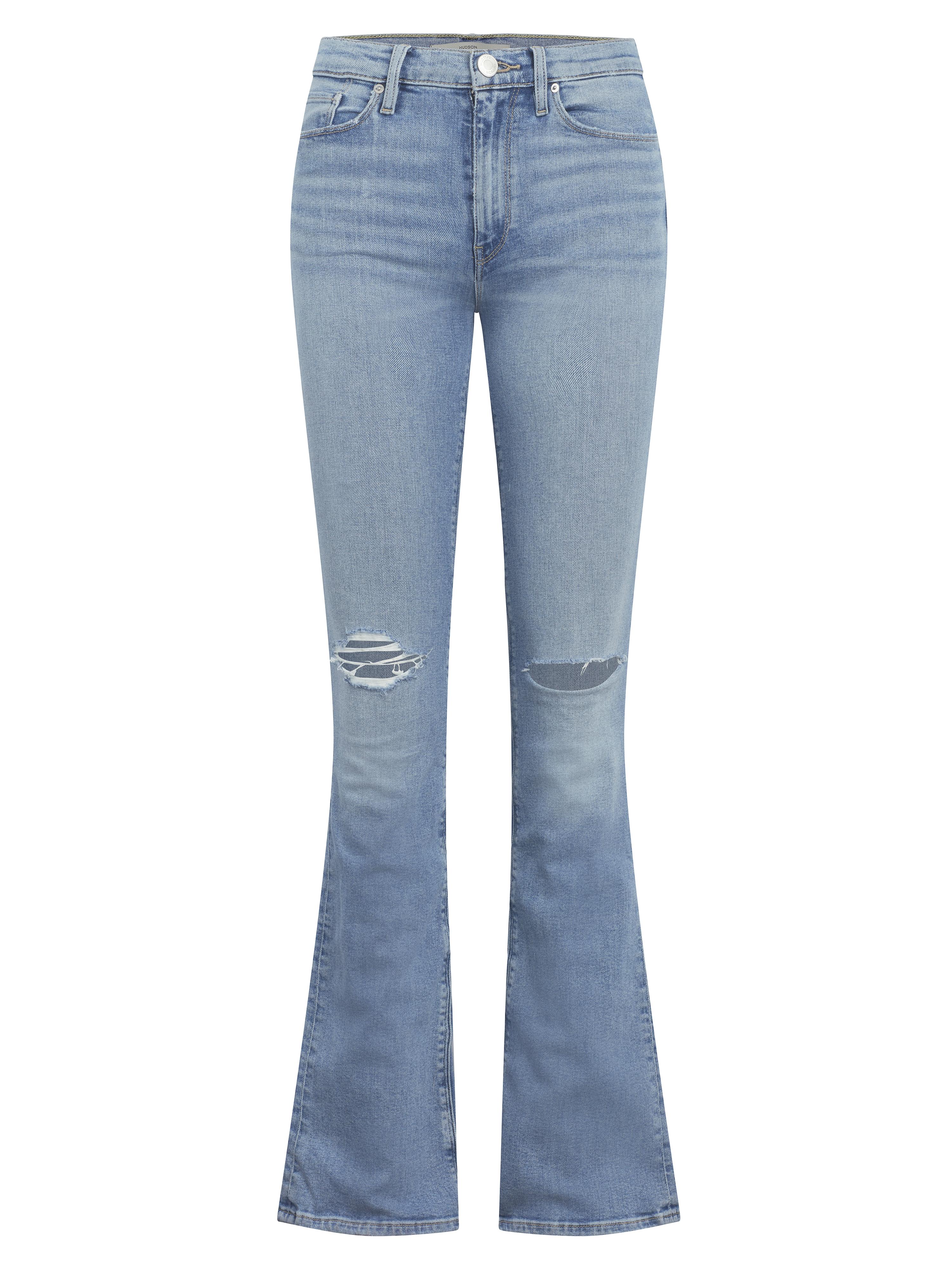 Hudson Jeans Women's Barbara High-Rise Bootcut Jeans - Royalty