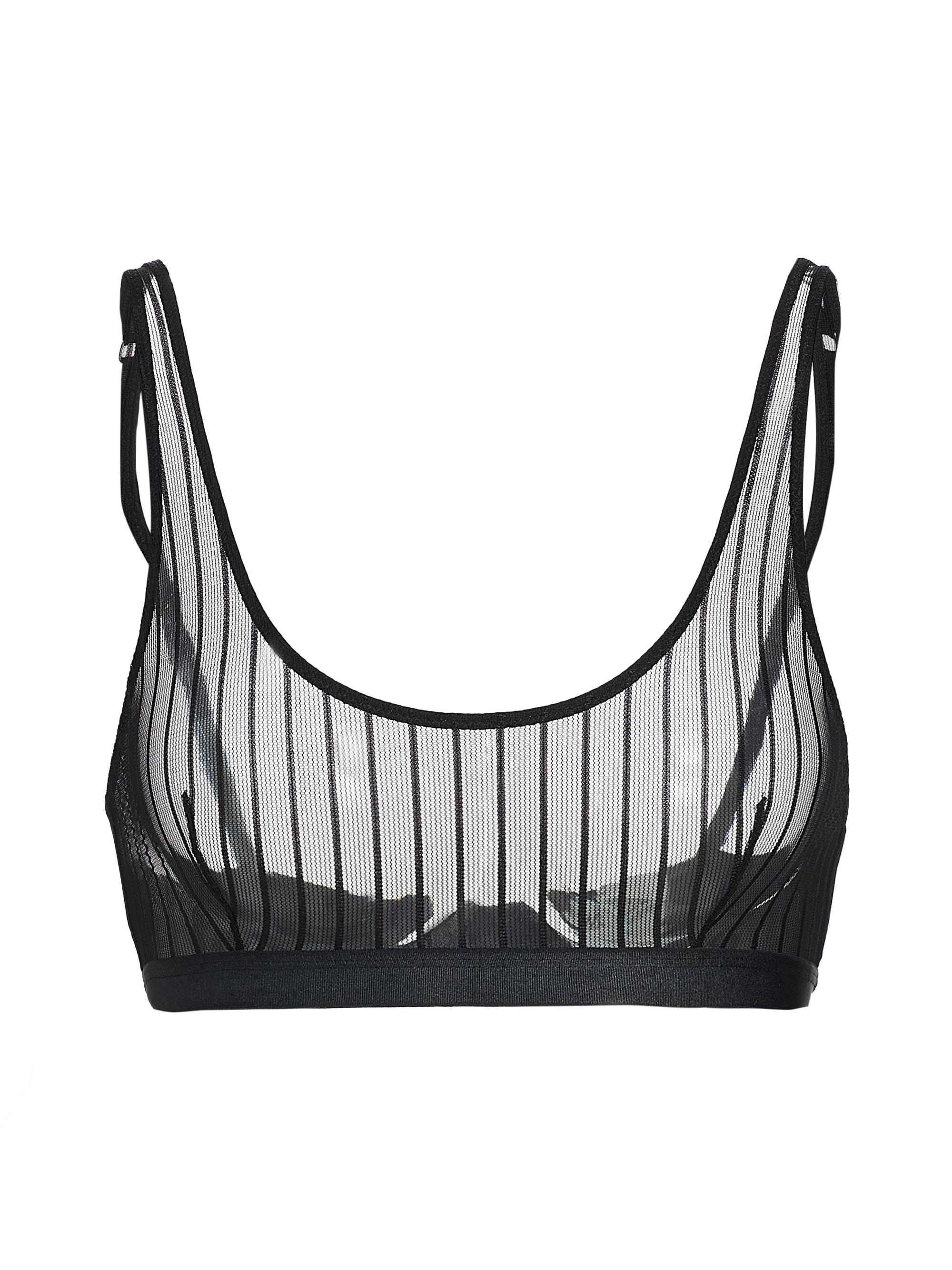 Wolford Women's Shadow Stripe Shadow Stripe Bralette - Black