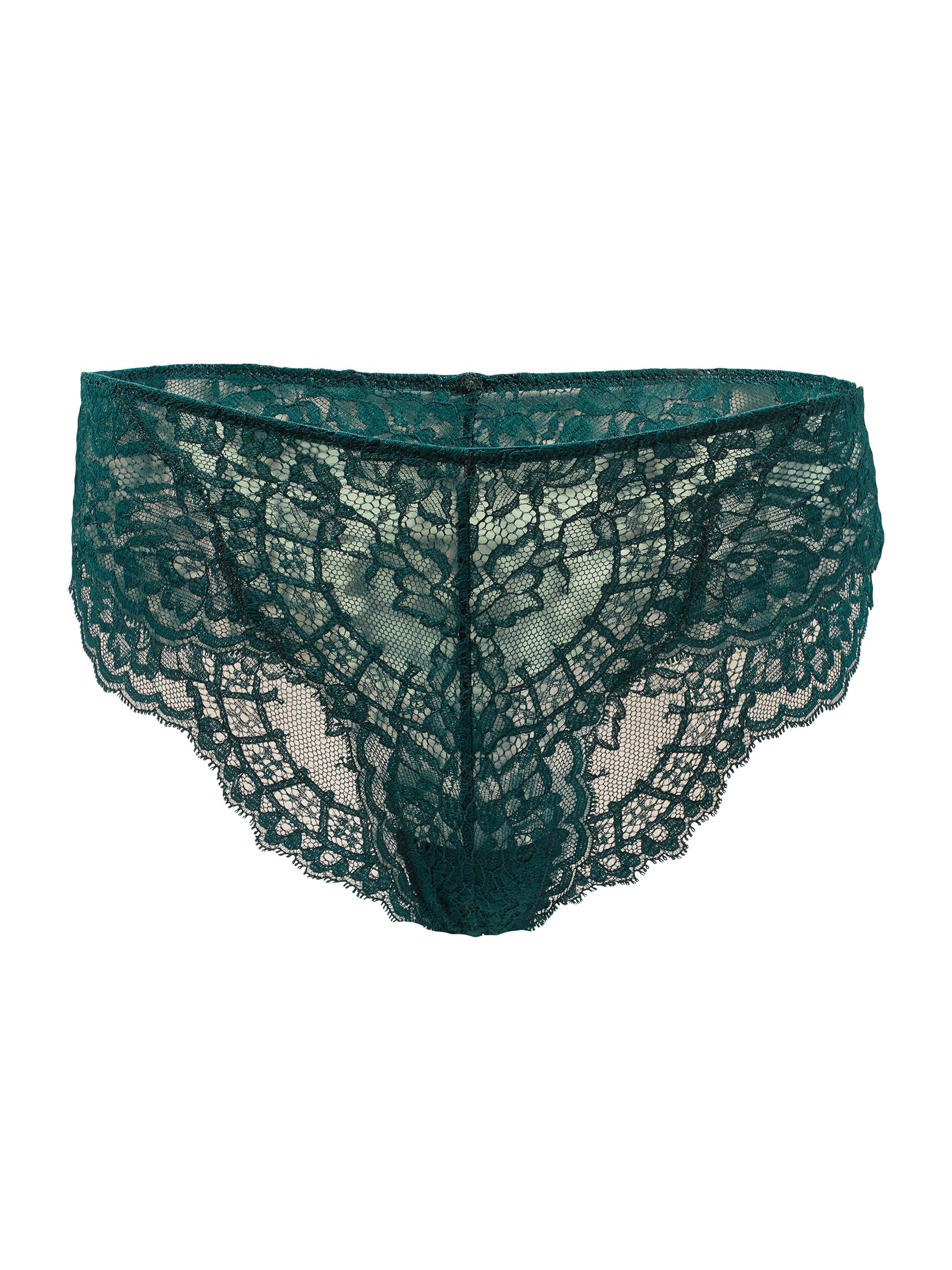 Wolford Women's Belle Fleur Bikini-Cut Brief - Emerald