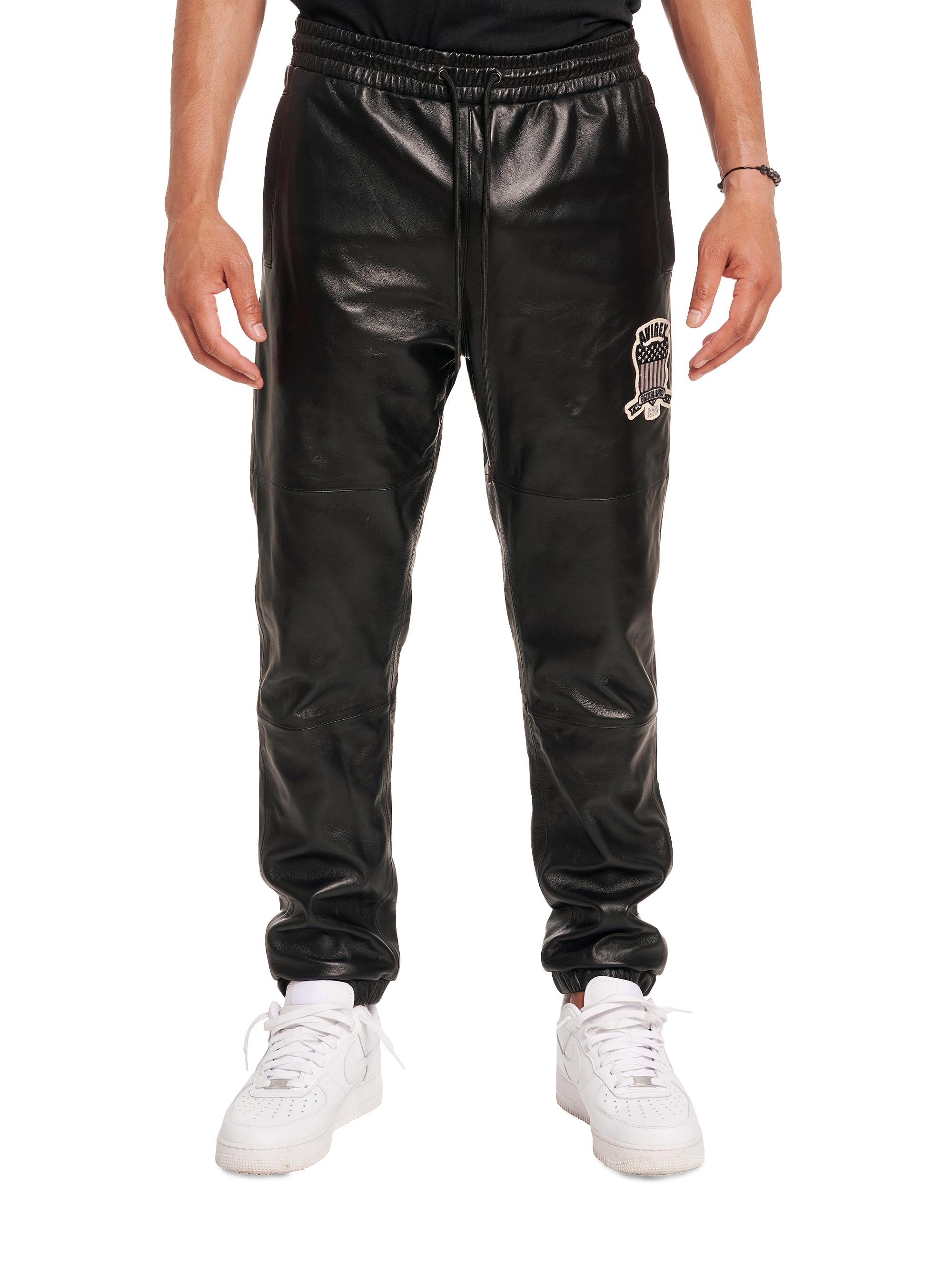 Avirex Leather Logo Track Pants | Saks Fifth Avenue