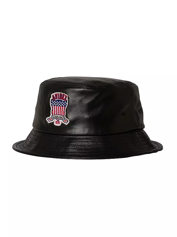 Shop Avirex Icon Leather Bucket Hat | Saks Fifth Avenue