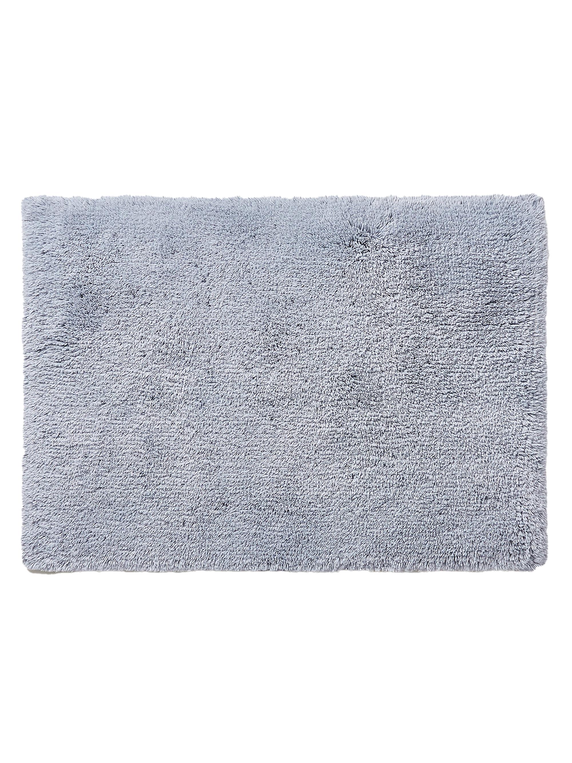 Ralph Lauren Dawson Cotton Bath Rug - True Cascade Blue