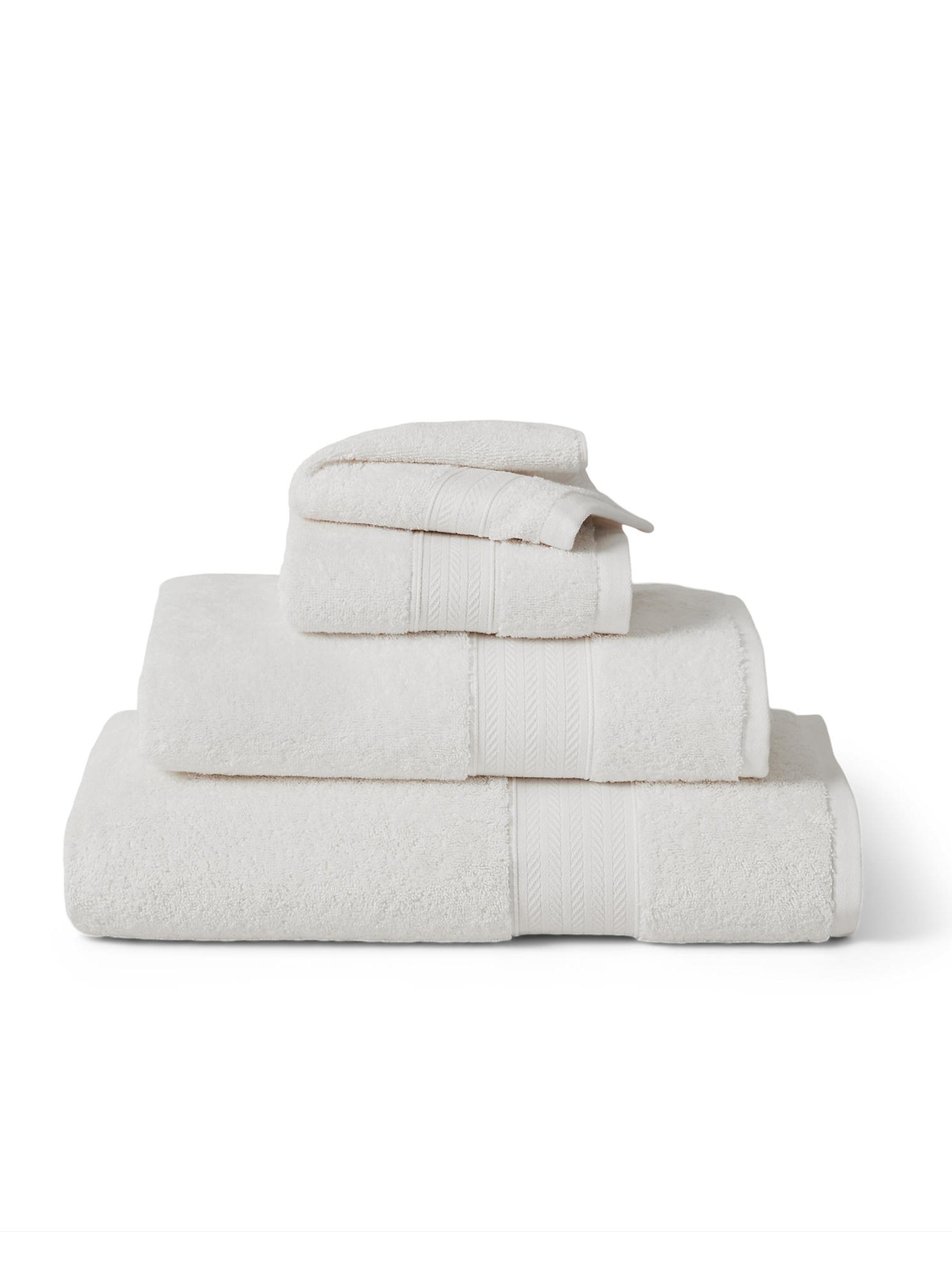 Ralph Lauren Organic Cotton Dawson Bath Towel - White