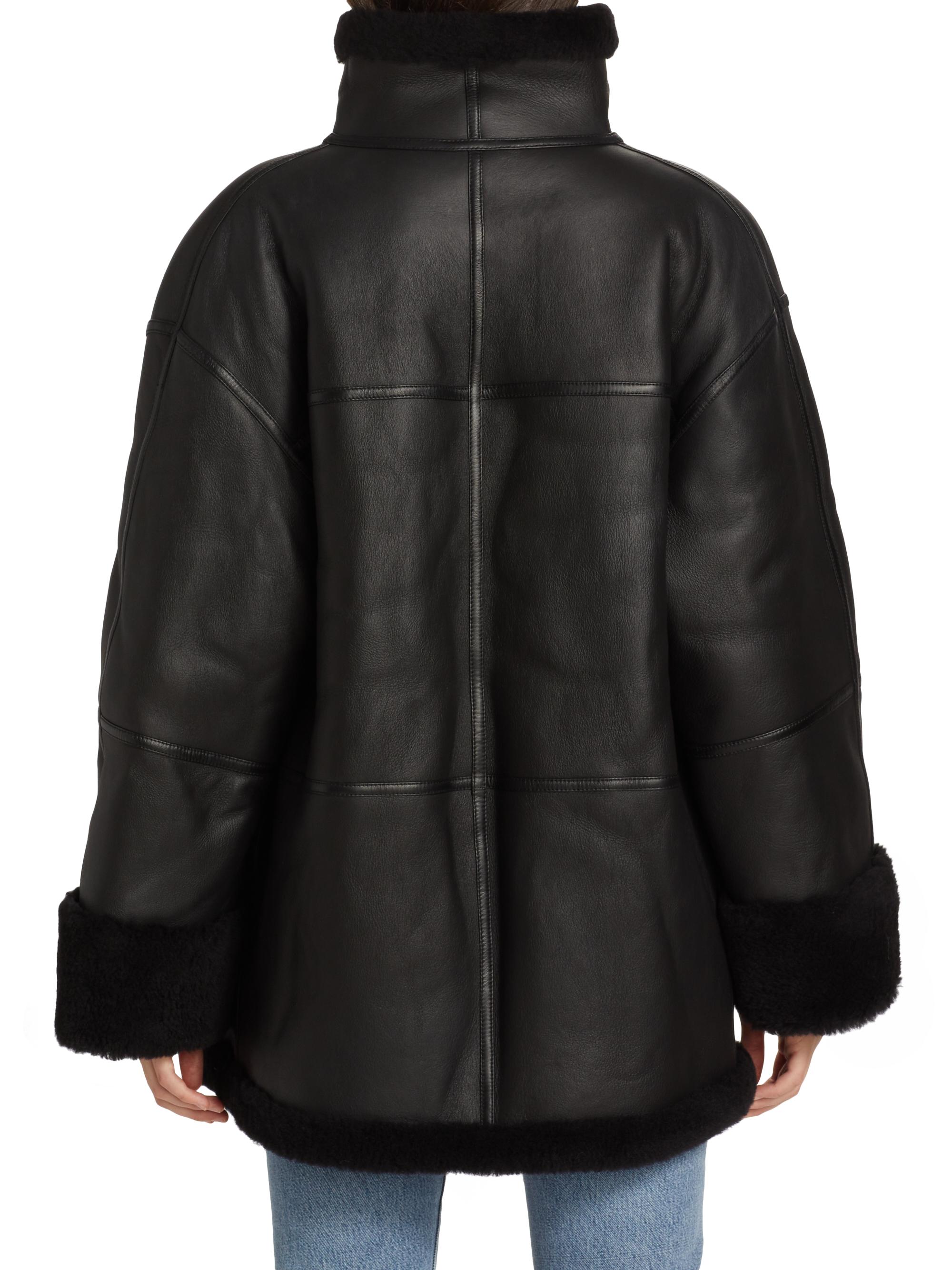 Signature Shearling Zip Coat